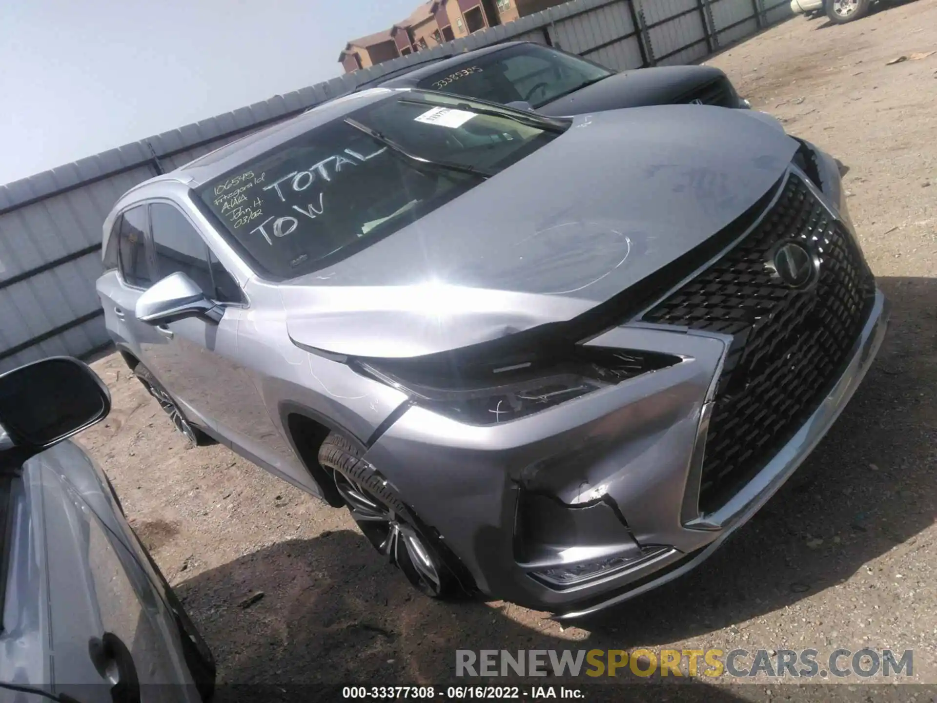 1 Photograph of a damaged car JTJHZKEA7N2025220 LEXUS RX 2022