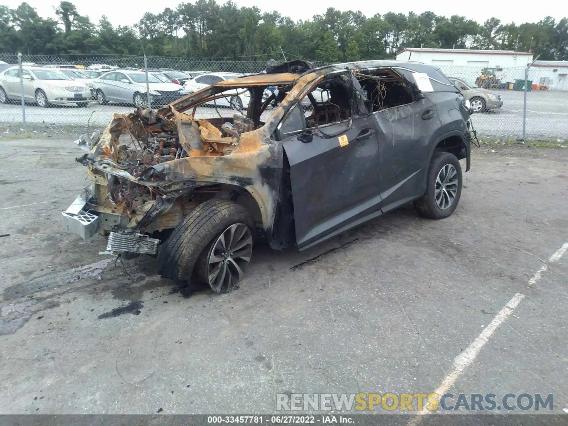 2 Photograph of a damaged car JTJHZKFA9N2038274 LEXUS RX 2022