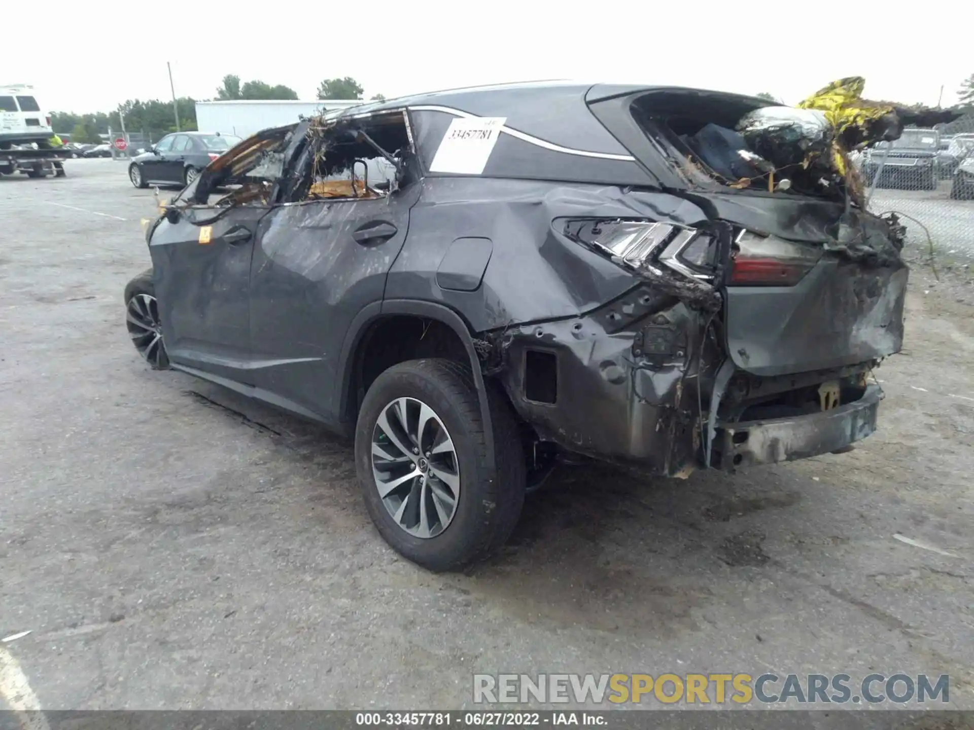 3 Фотография поврежденного автомобиля JTJHZKFA9N2038274 LEXUS RX 2022