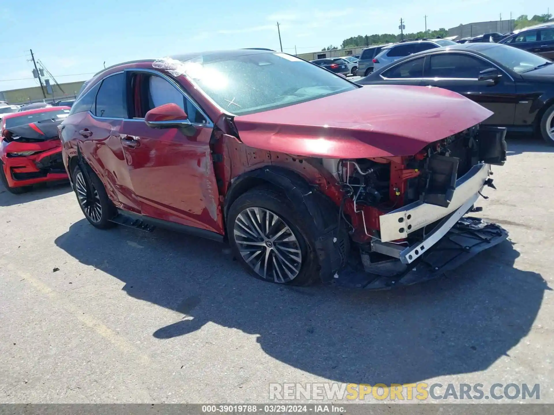 1 Photograph of a damaged car 2T2BAMBA2PC017879 LEXUS RX 2023