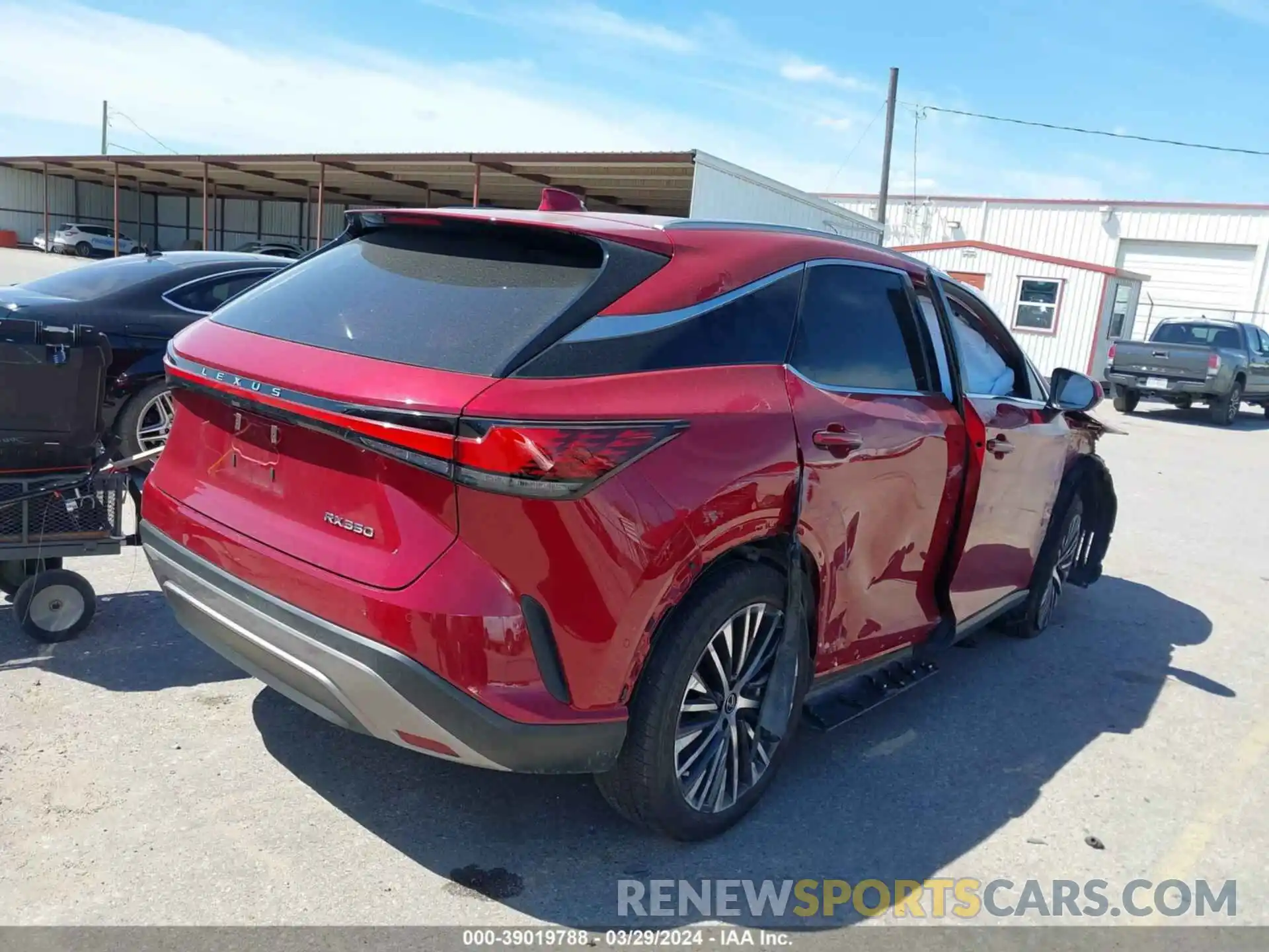 4 Photograph of a damaged car 2T2BAMBA2PC017879 LEXUS RX 2023