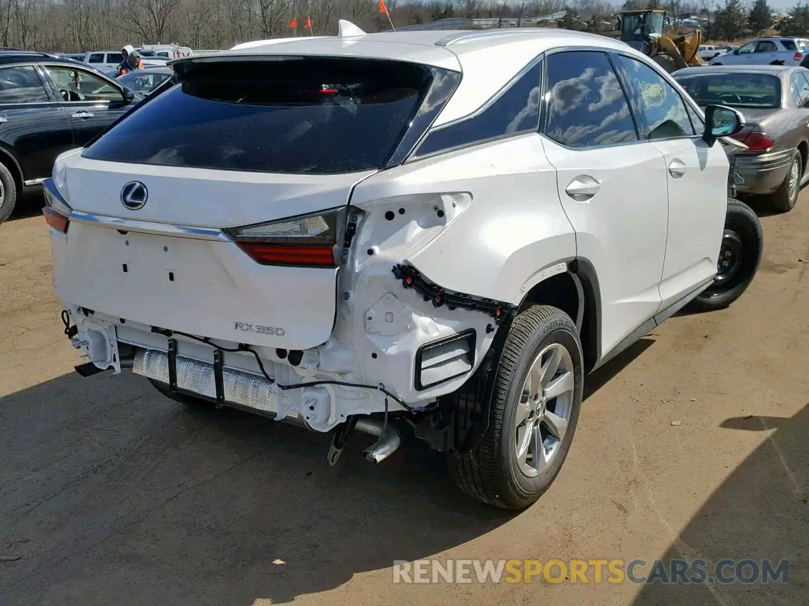 4 Фотография поврежденного автомобиля 2T2BZMCA5KC184141 LEXUS RX 350 2019