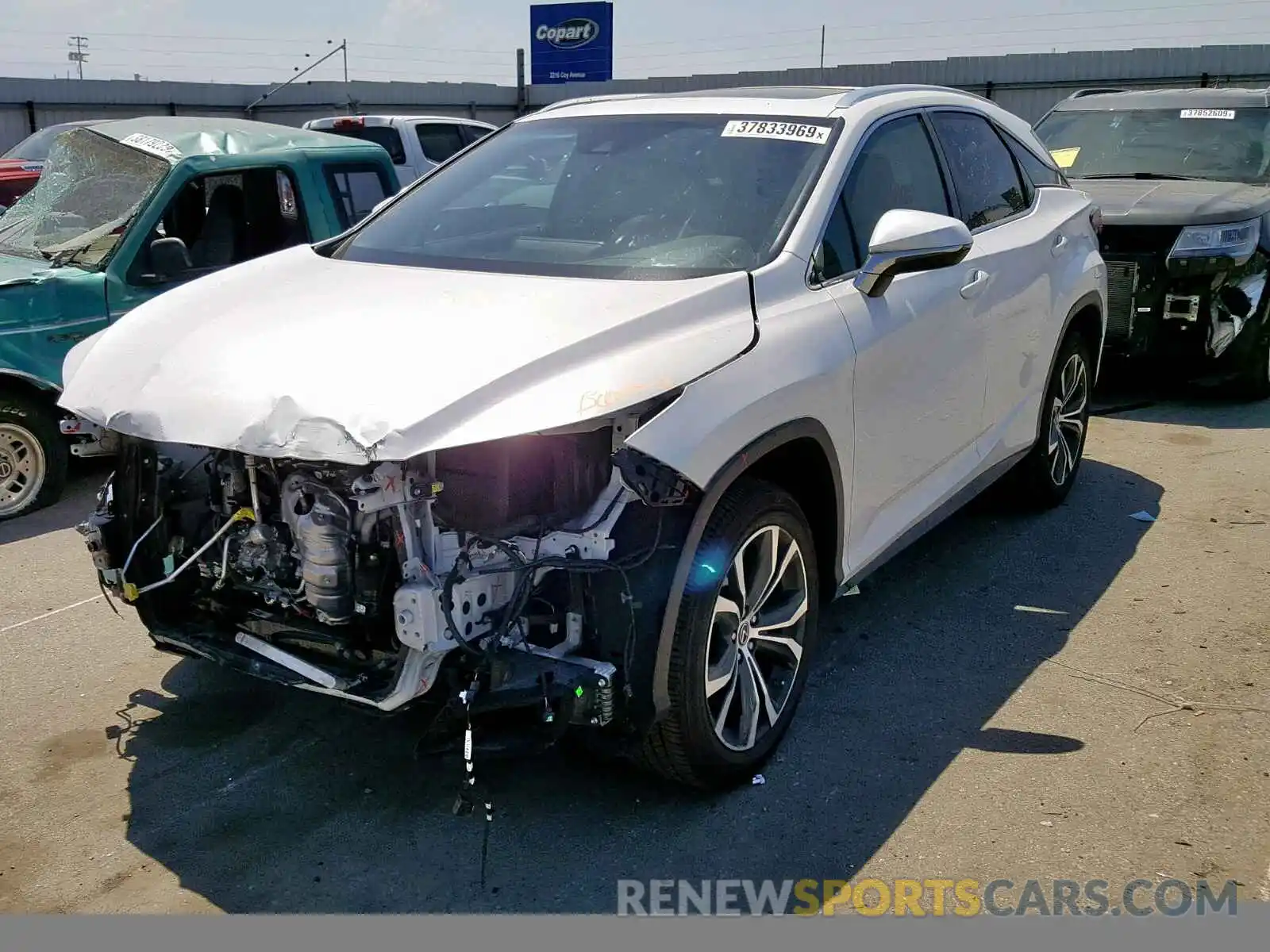 2 Photograph of a damaged car 2T2BZMCA6KC174198 LEXUS RX 350 2019