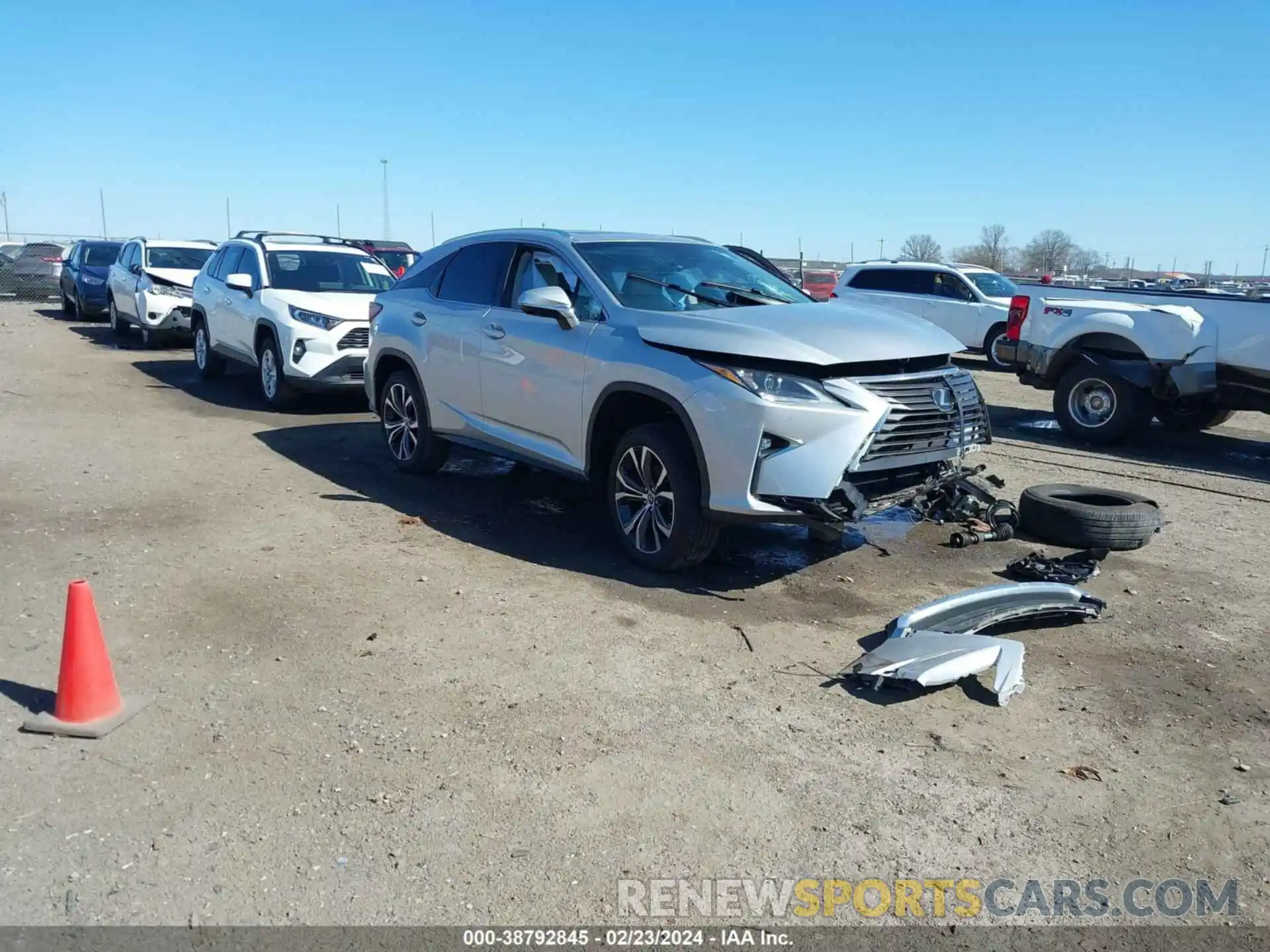 1 Photograph of a damaged car 2T2BZMCA7KC171004 LEXUS RX 350 2019