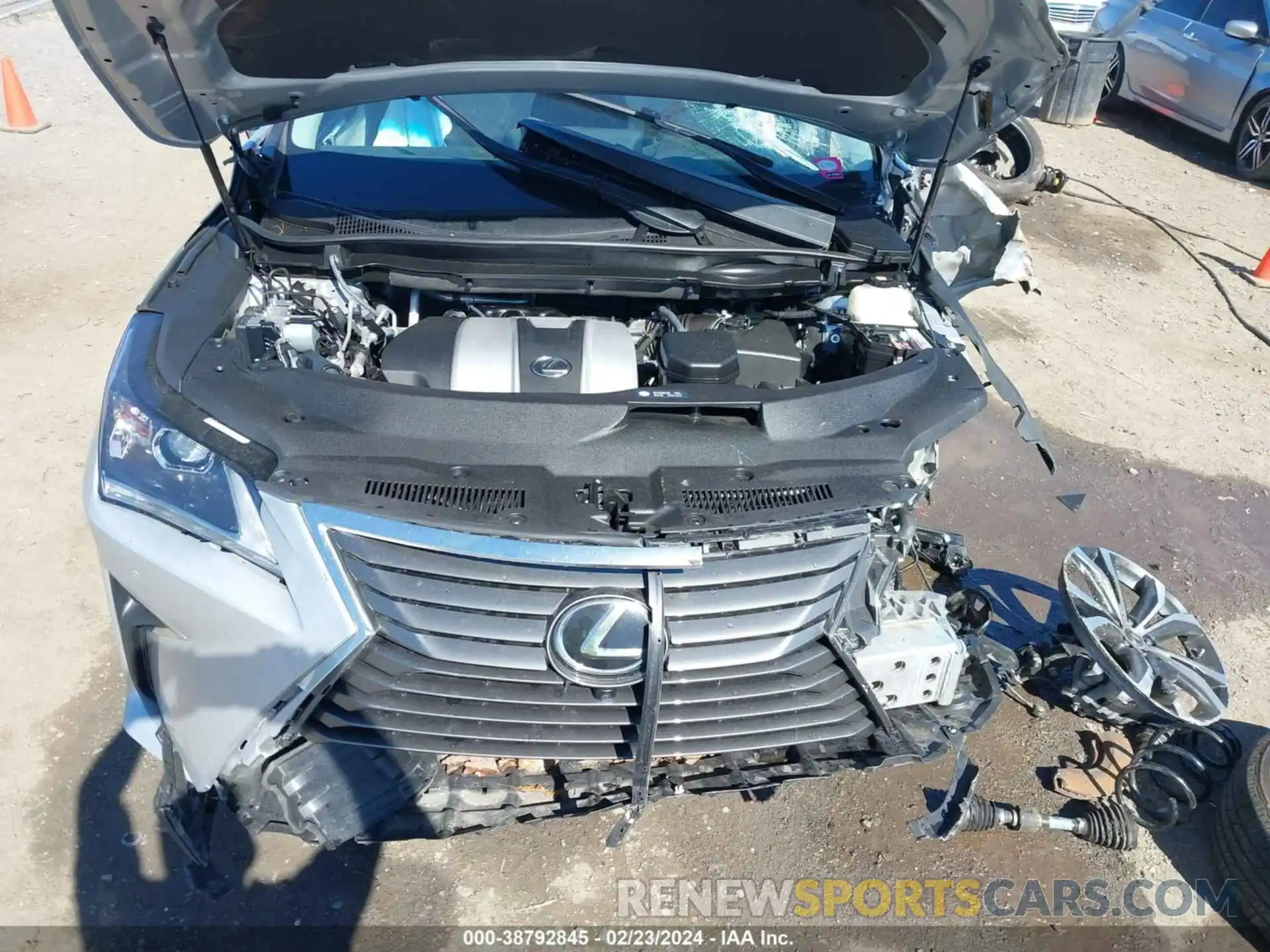 10 Фотография поврежденного автомобиля 2T2BZMCA7KC171004 LEXUS RX 350 2019