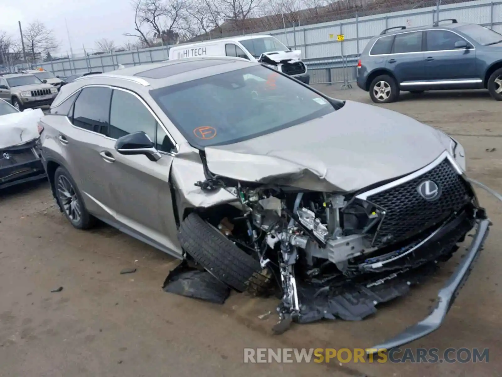 1 Photograph of a damaged car 2T2BZMCA8KC182545 LEXUS RX 350 2019