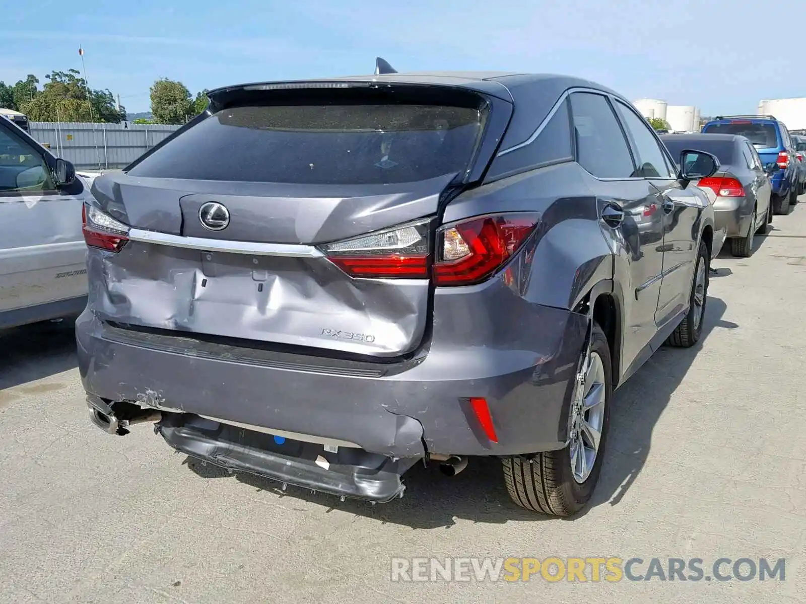 4 Photograph of a damaged car 2T2BZMCAXKC178965 LEXUS RX 350 2019