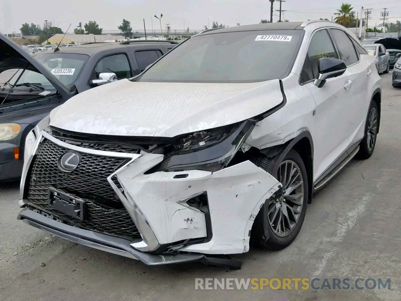 2 Photograph of a damaged car 2T2BZMCAXKC194003 LEXUS RX 350 2019