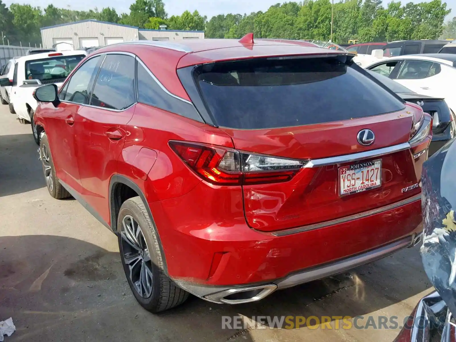 3 Photograph of a damaged car 2T2ZZMCA2KC121576 LEXUS RX 350 2019