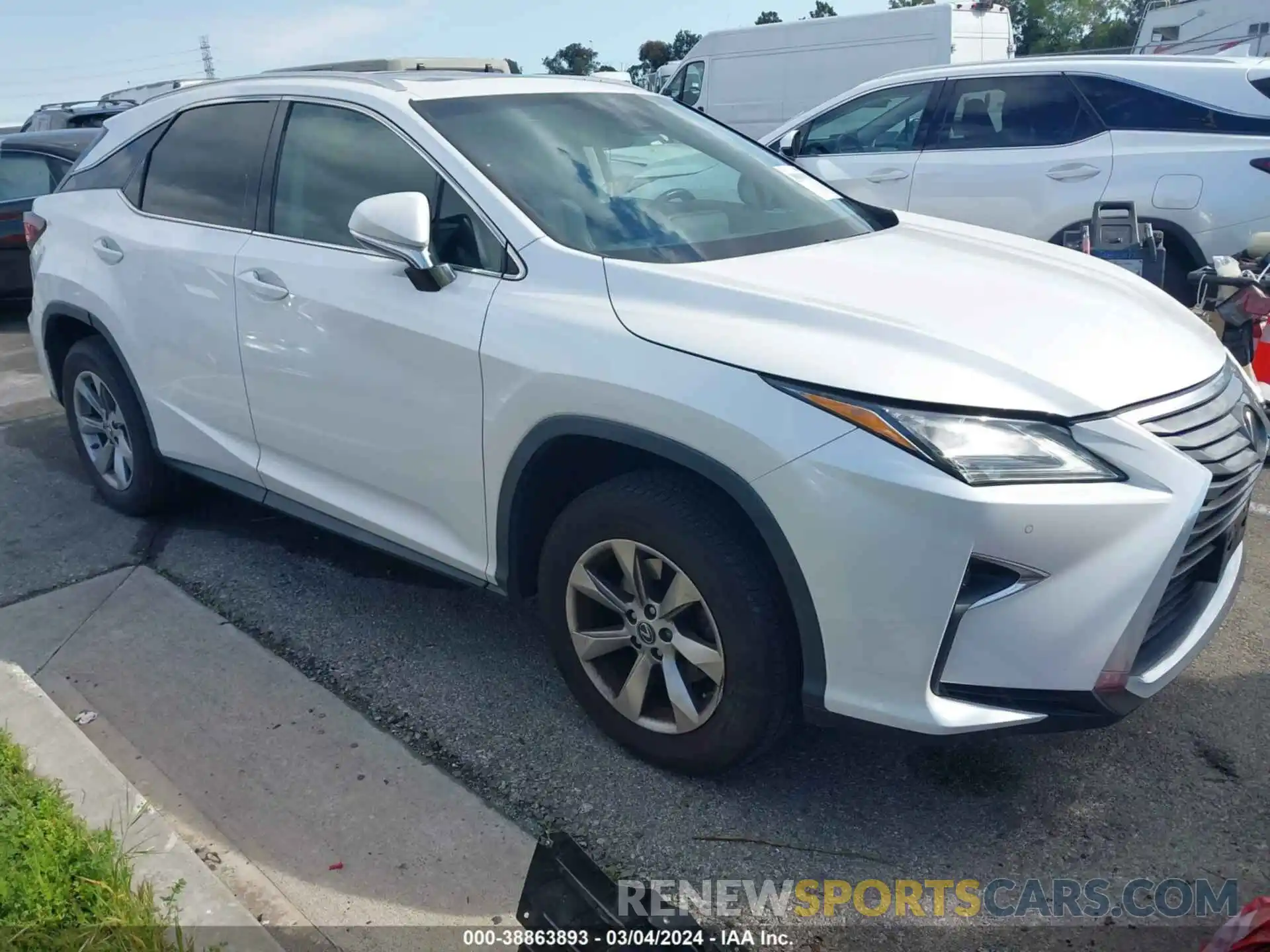 1 Photograph of a damaged car 2T2ZZMCA2KC139978 LEXUS RX 350 2019