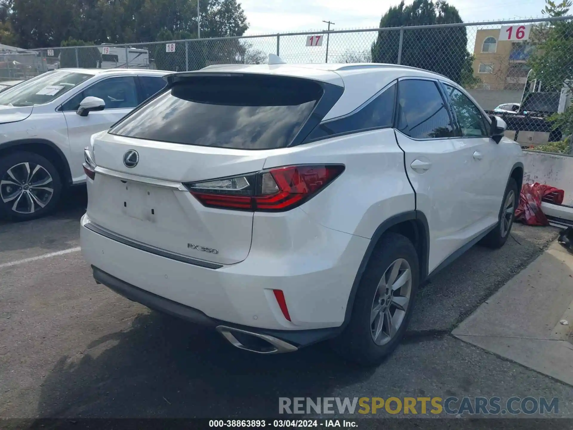 4 Photograph of a damaged car 2T2ZZMCA2KC139978 LEXUS RX 350 2019