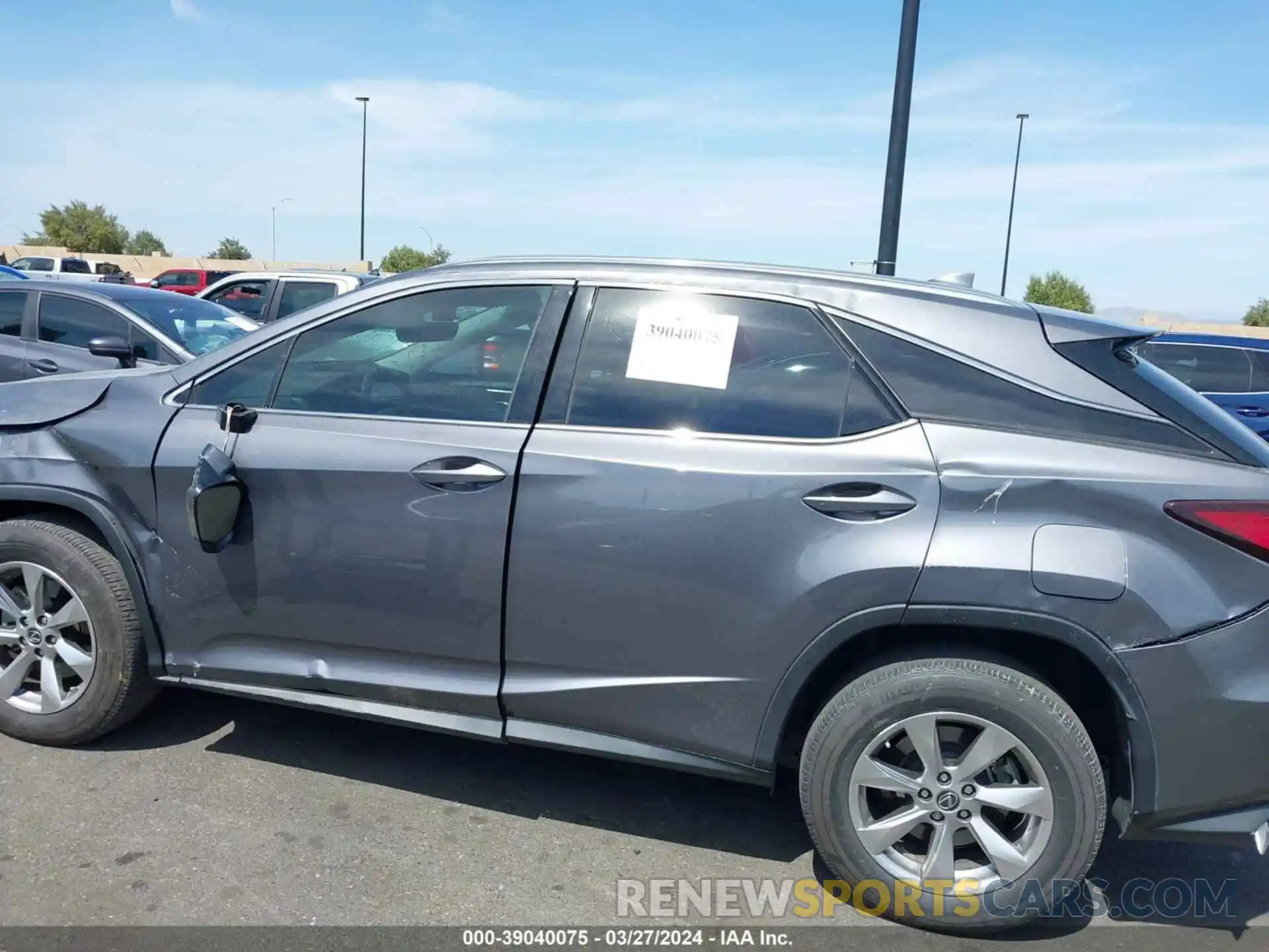 14 Photograph of a damaged car 2T2ZZMCA2KC147336 LEXUS RX 350 2019