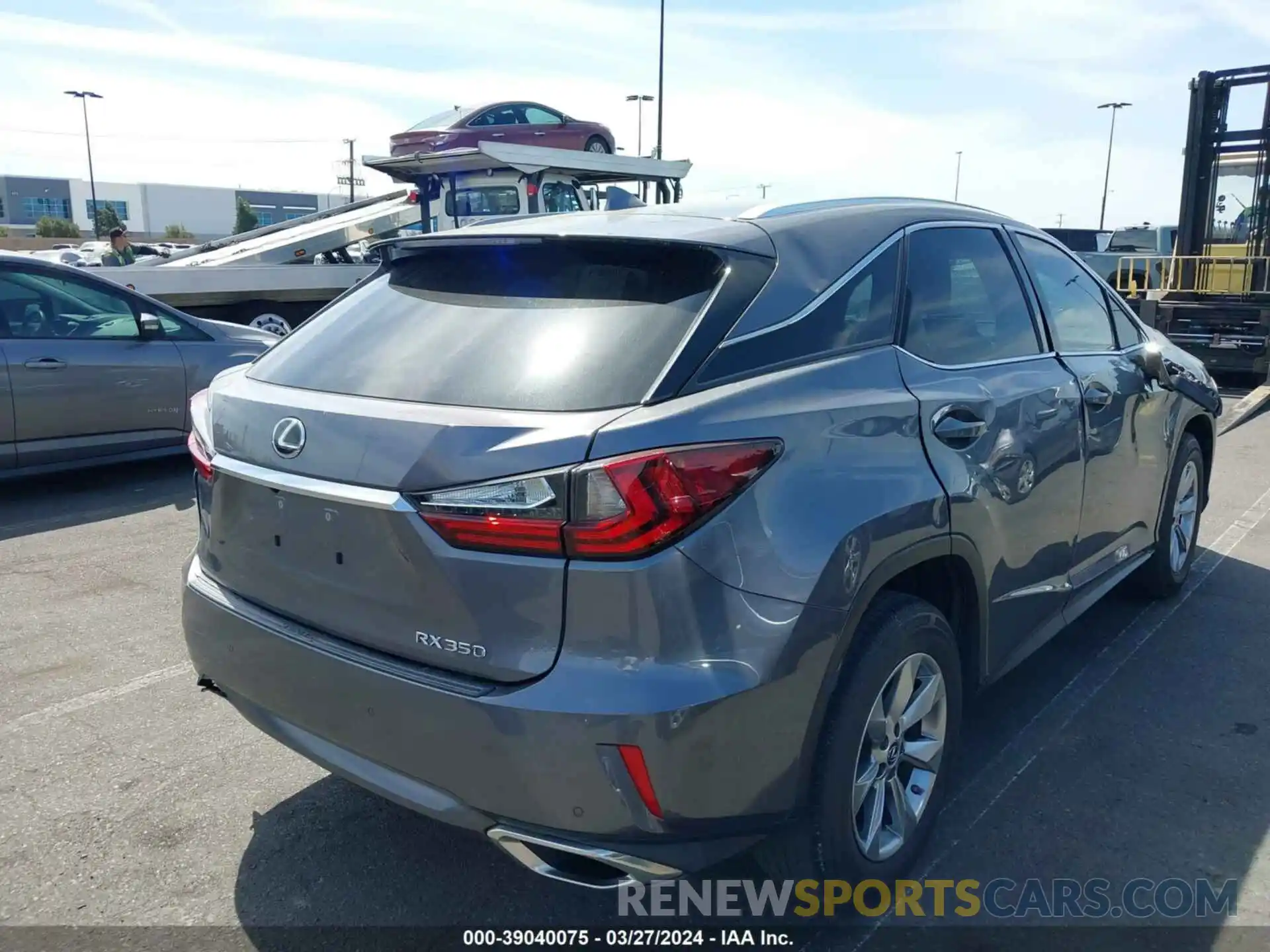 4 Photograph of a damaged car 2T2ZZMCA2KC147336 LEXUS RX 350 2019