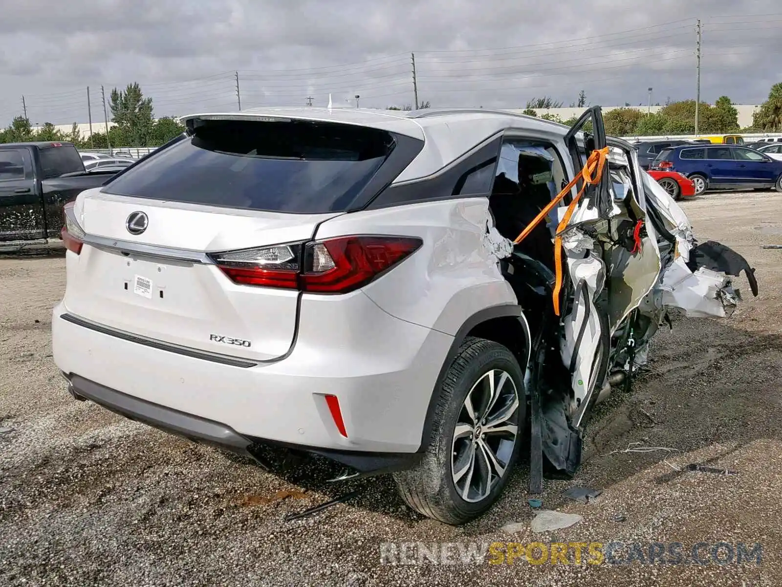 4 Photograph of a damaged car 2T2ZZMCA3KC133560 LEXUS RX 350 2019