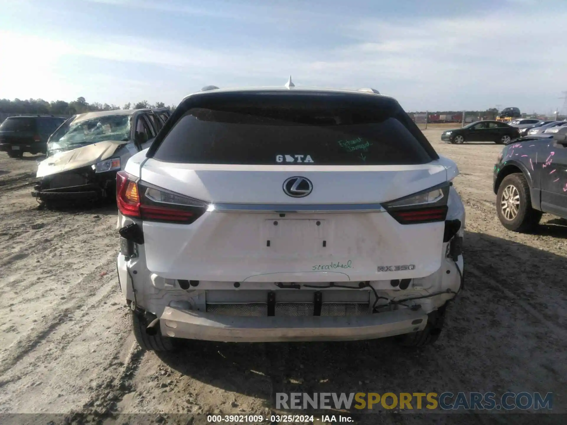 16 Photograph of a damaged car 2T2ZZMCA4KC118758 LEXUS RX 350 2019