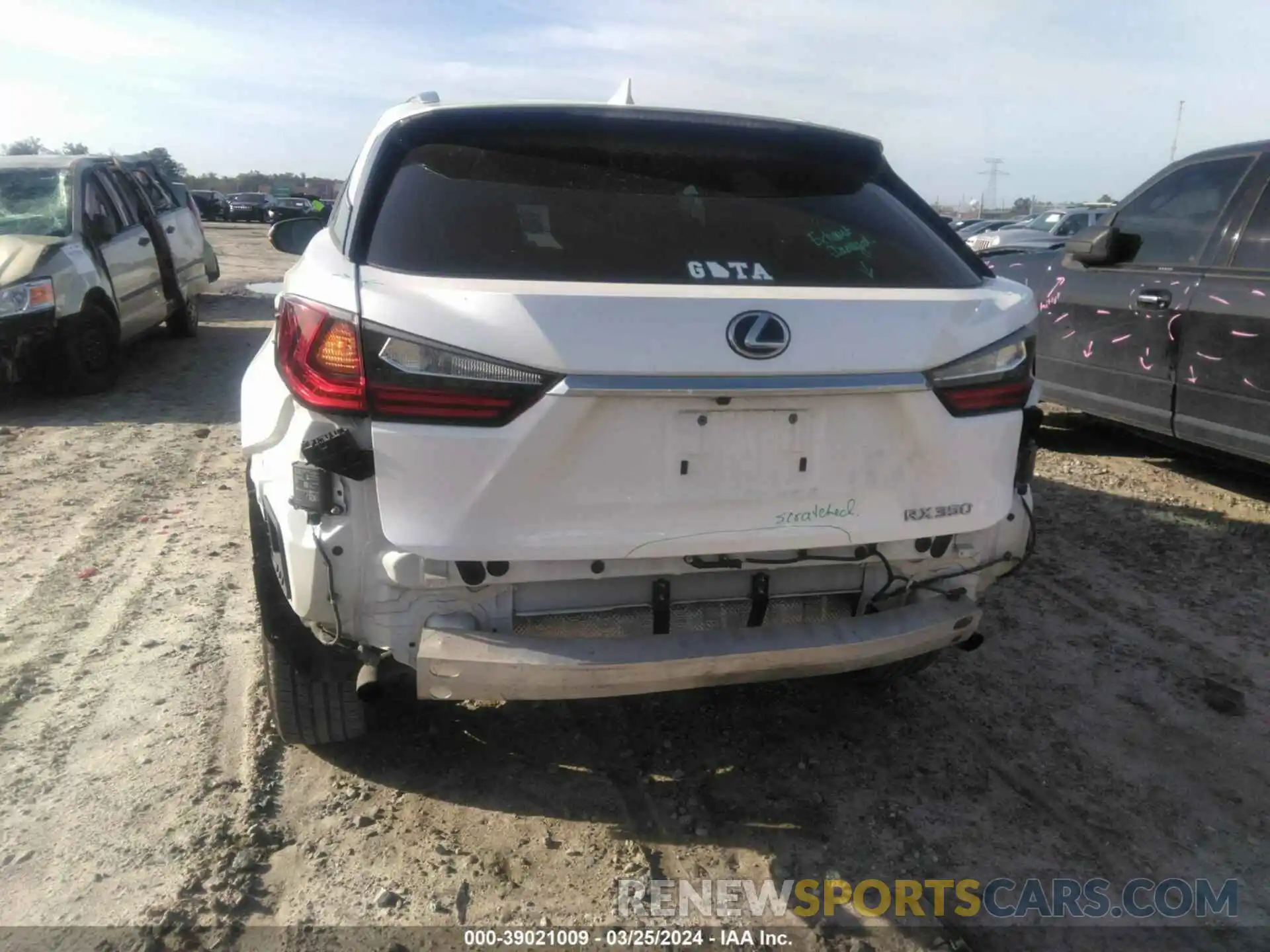 6 Photograph of a damaged car 2T2ZZMCA4KC118758 LEXUS RX 350 2019