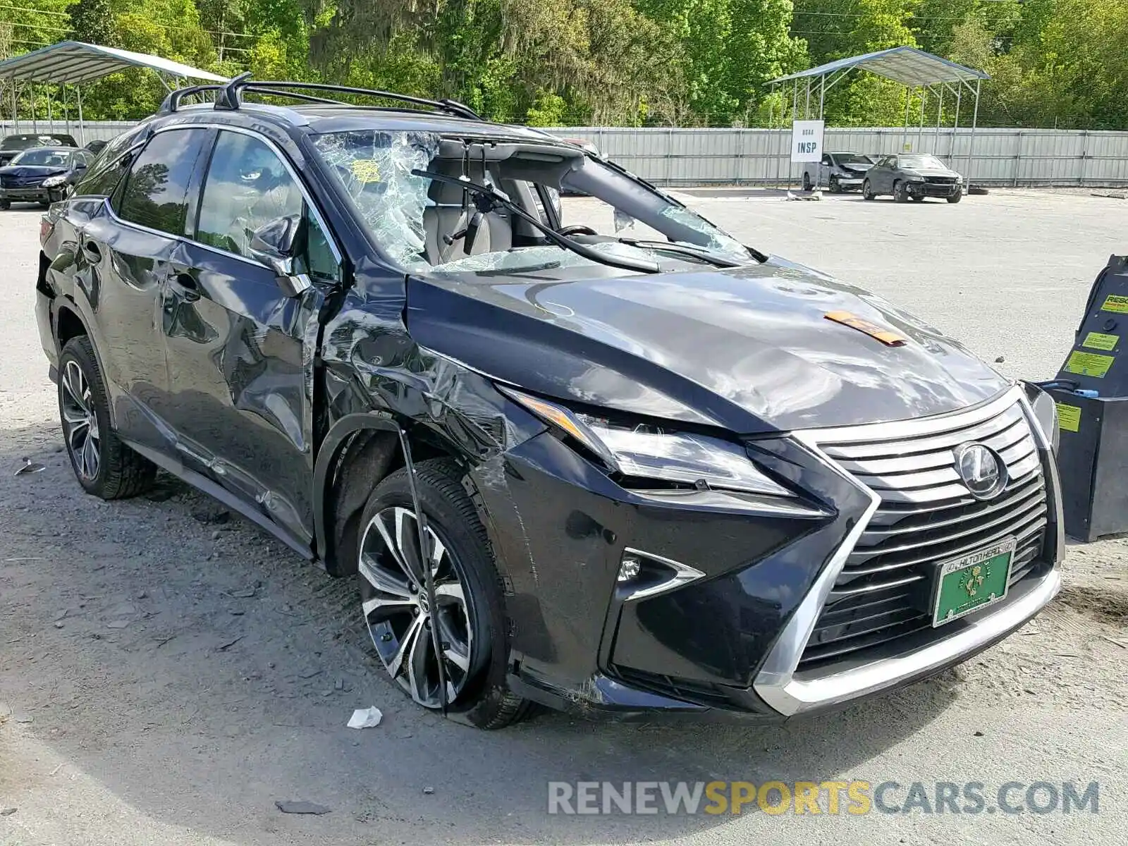 1 Photograph of a damaged car 2T2ZZMCA4KC127458 LEXUS RX 350 2019