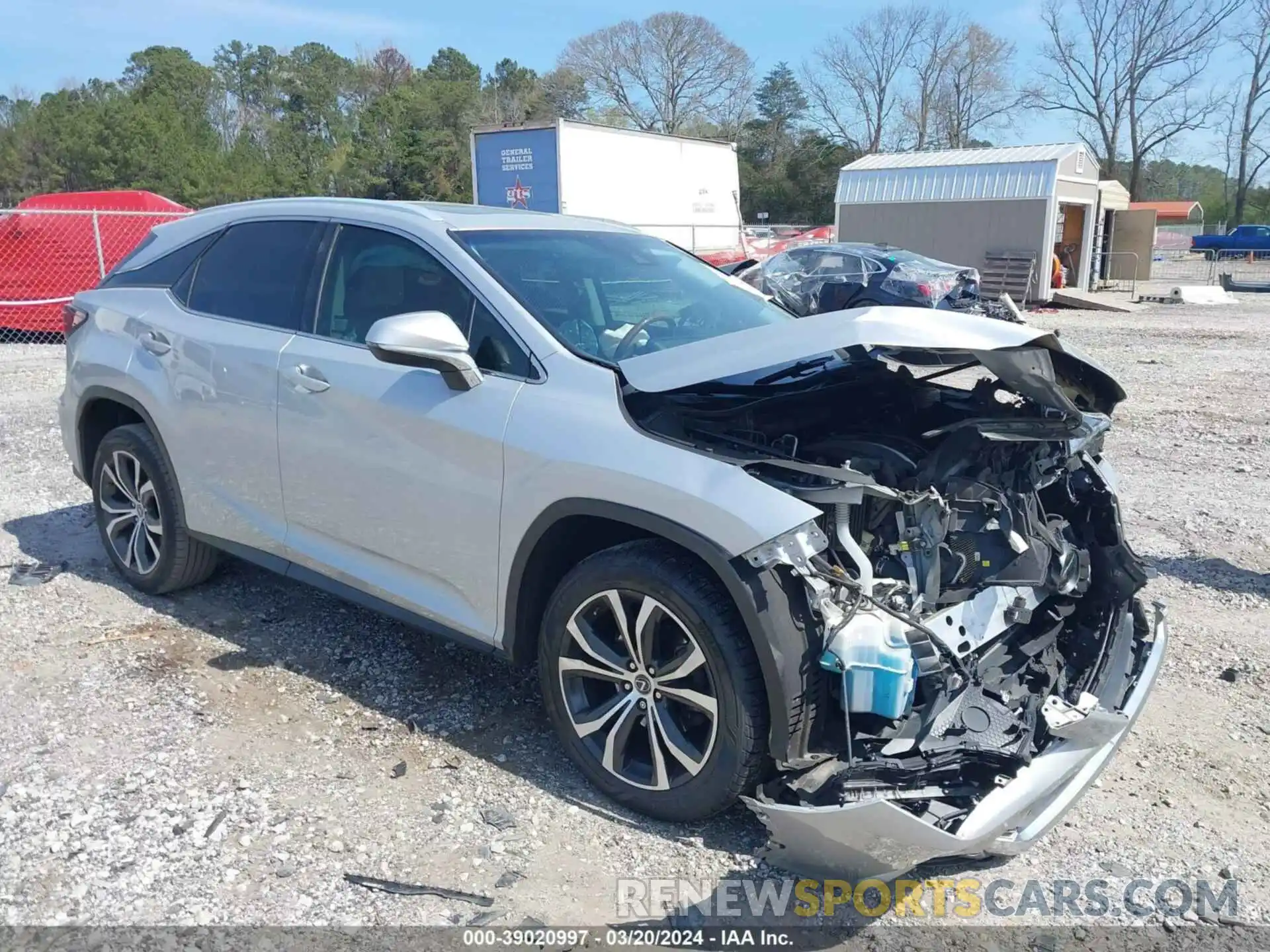 1 Photograph of a damaged car 2T2ZZMCA4KC148293 LEXUS RX 350 2019