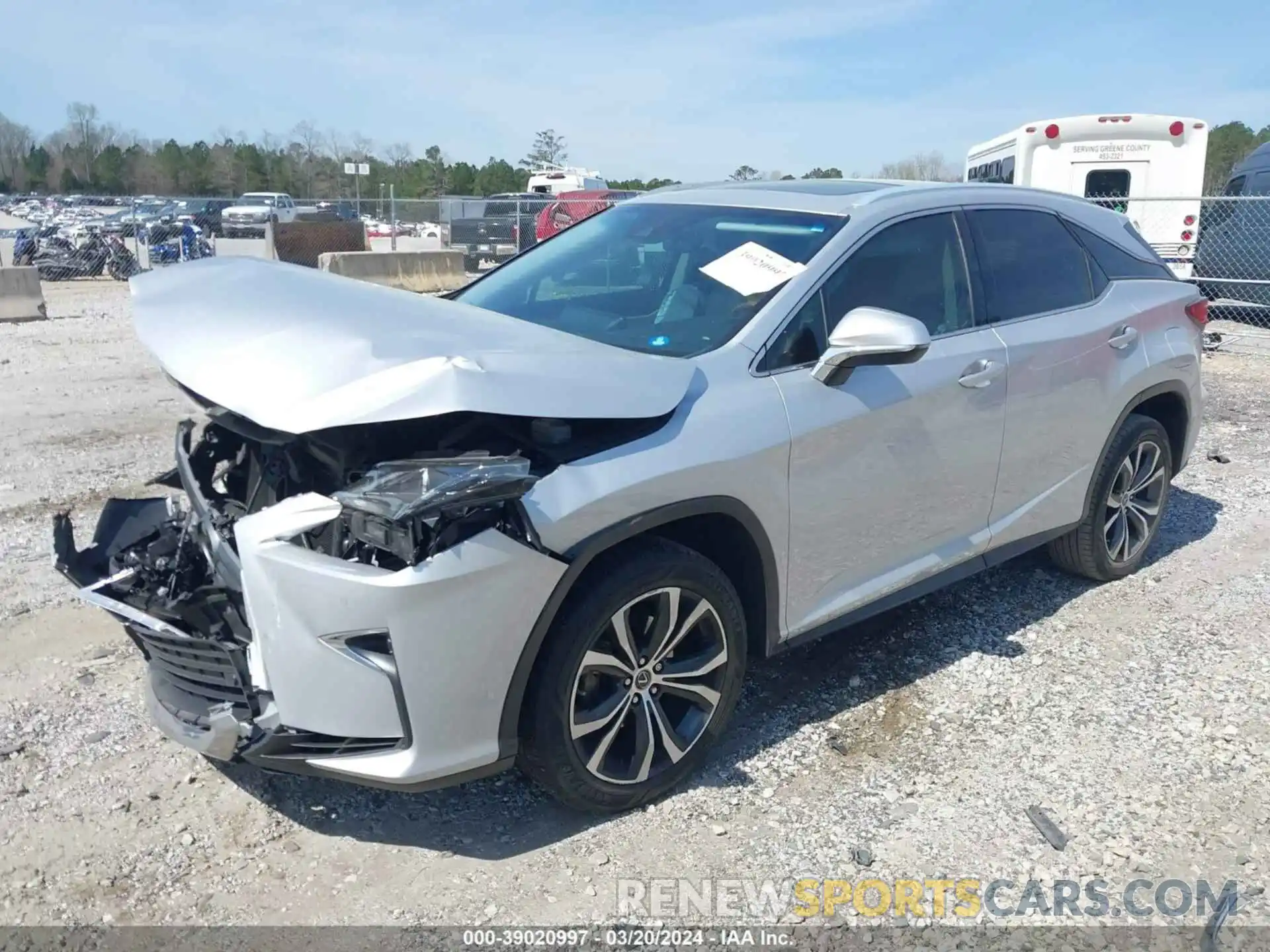 2 Photograph of a damaged car 2T2ZZMCA4KC148293 LEXUS RX 350 2019