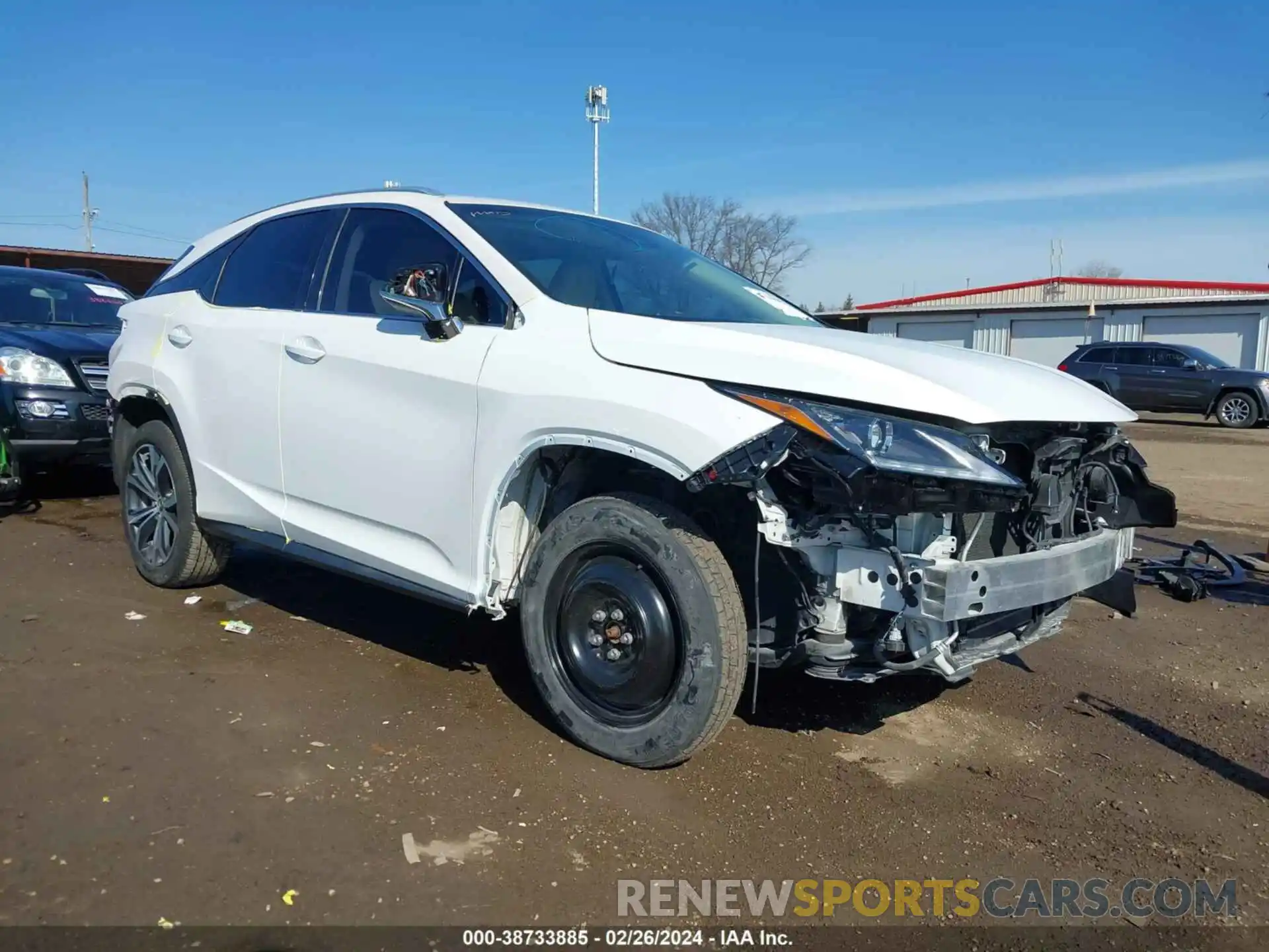 1 Photograph of a damaged car 2T2ZZMCA5KC129929 LEXUS RX 350 2019