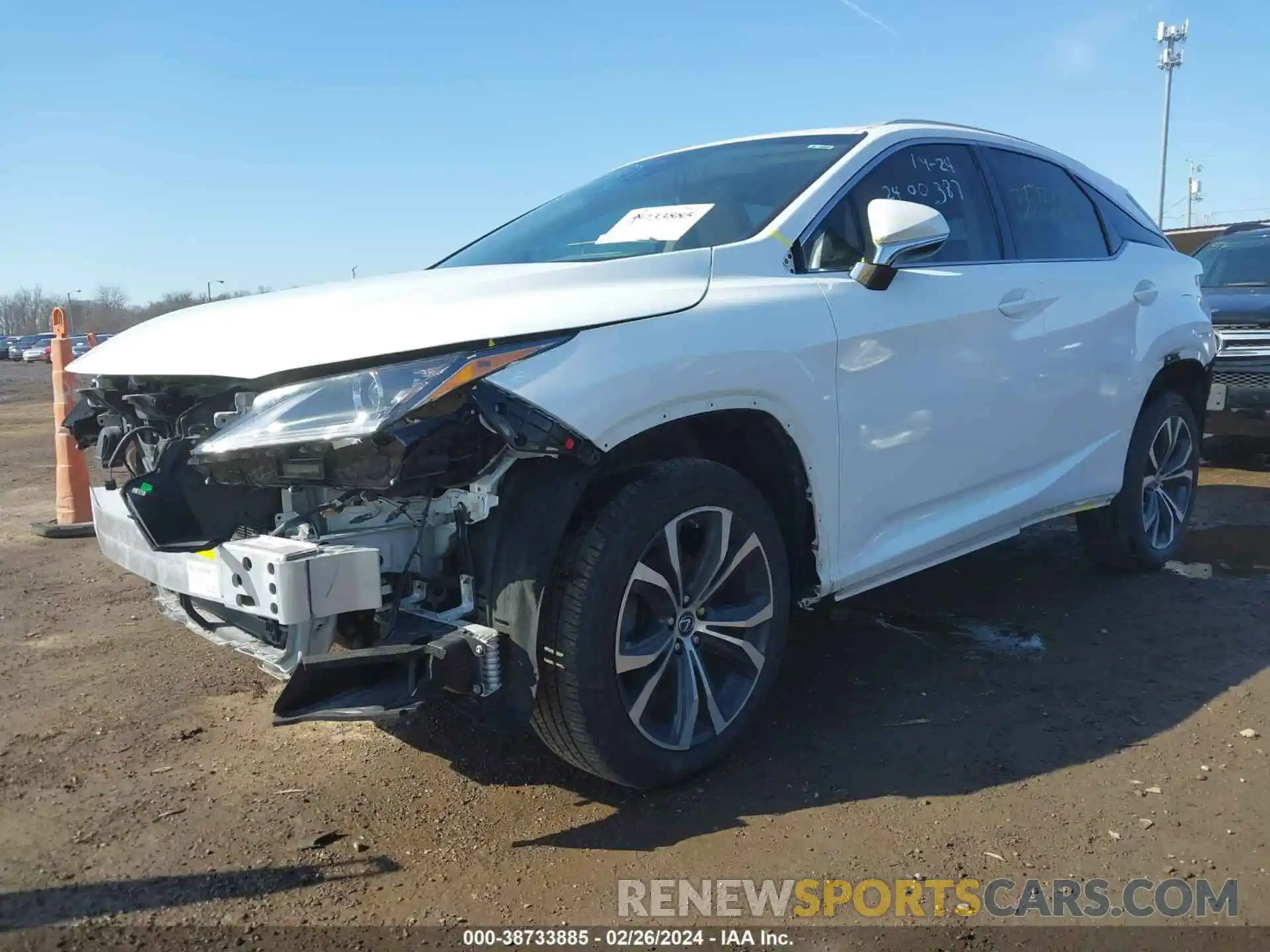 2 Photograph of a damaged car 2T2ZZMCA5KC129929 LEXUS RX 350 2019