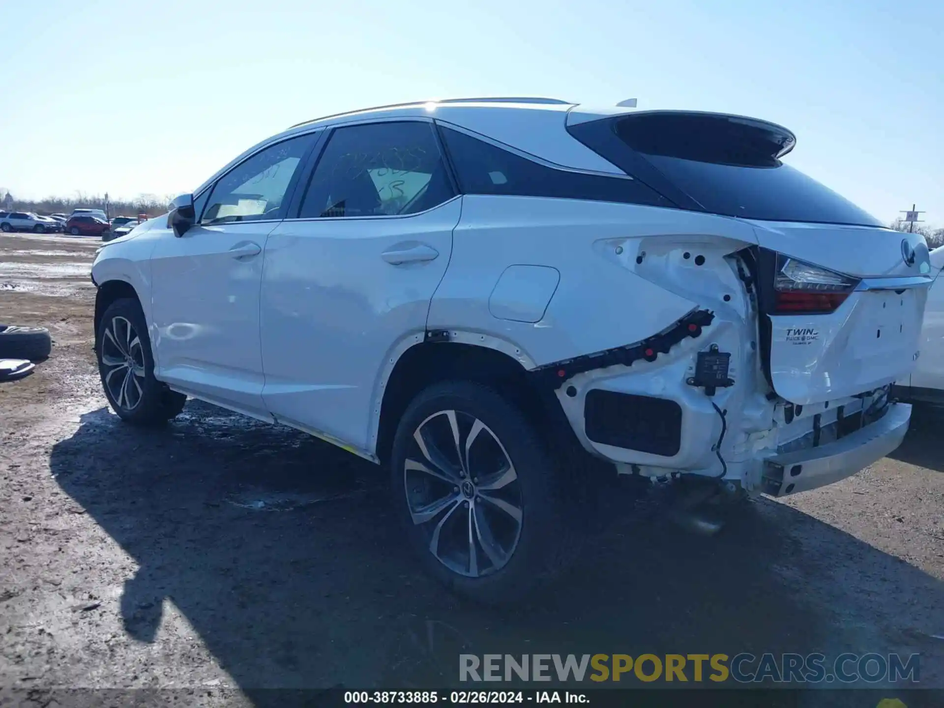 3 Фотография поврежденного автомобиля 2T2ZZMCA5KC129929 LEXUS RX 350 2019