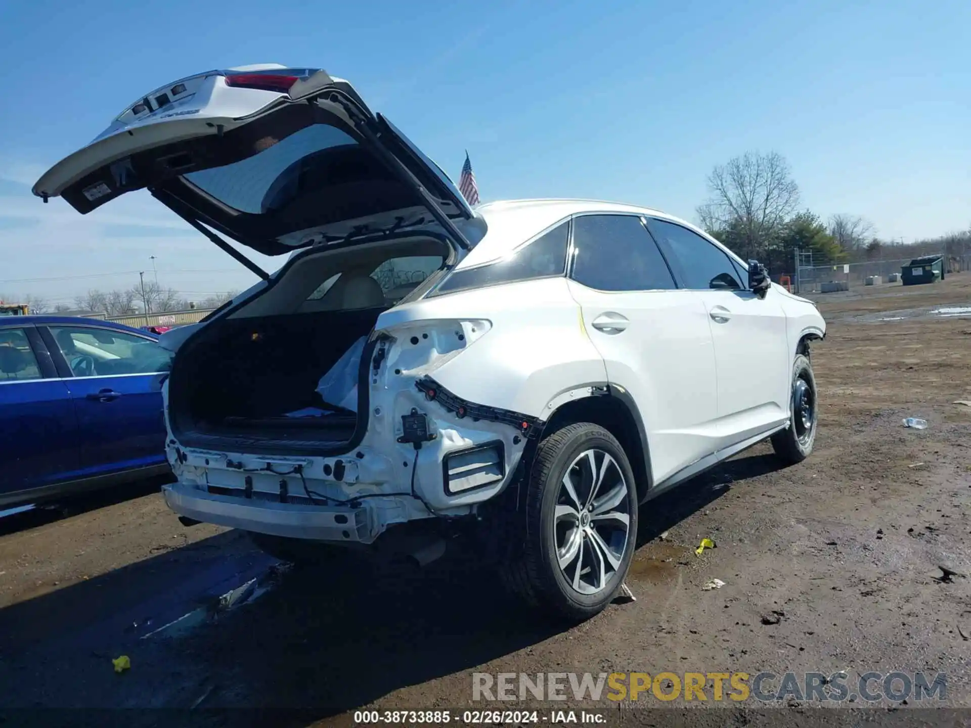 4 Photograph of a damaged car 2T2ZZMCA5KC129929 LEXUS RX 350 2019