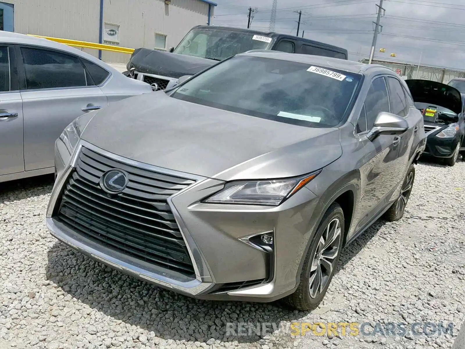 2 Photograph of a damaged car 2T2ZZMCA5KC136279 LEXUS RX 350 2019