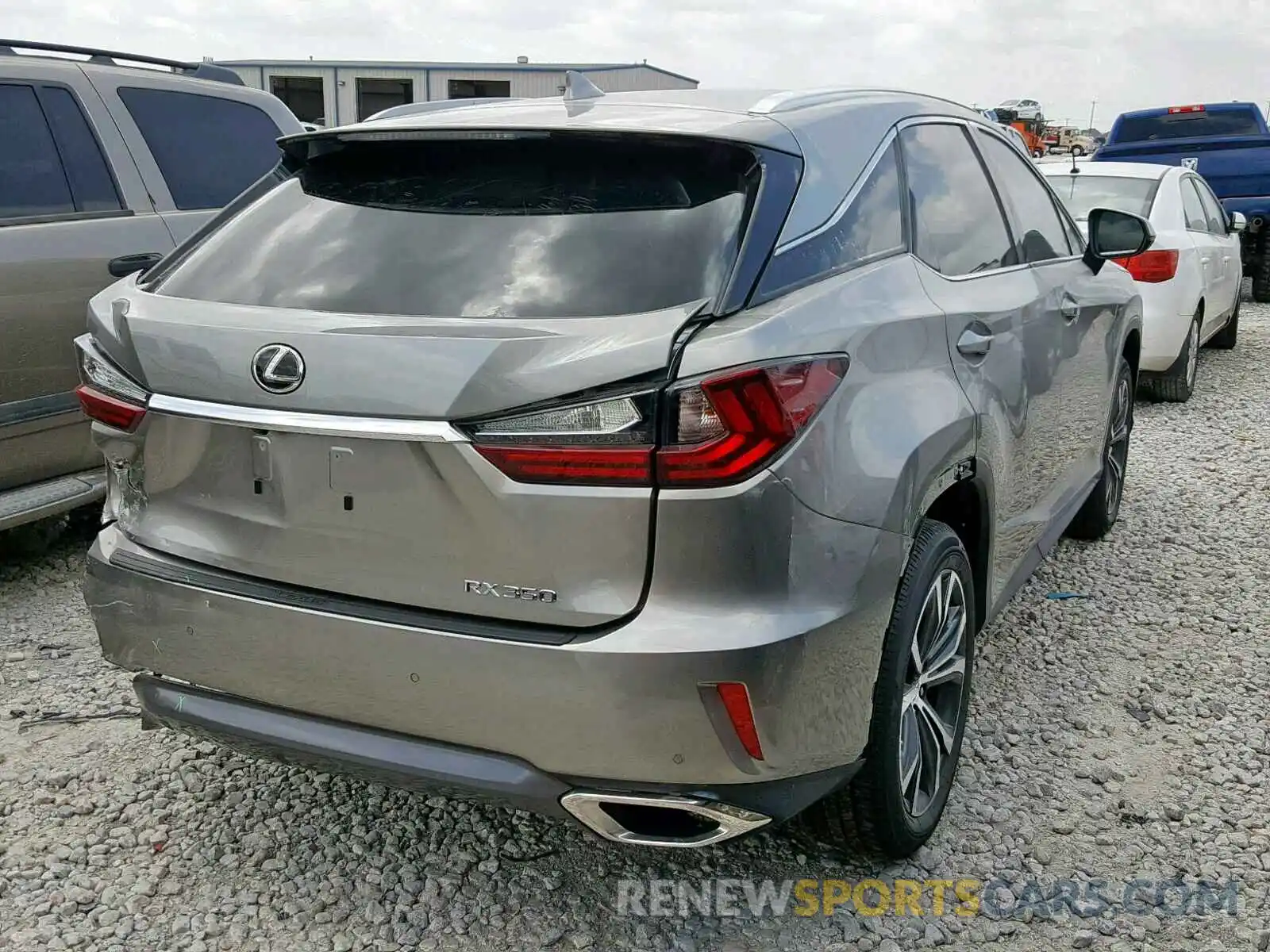 4 Фотография поврежденного автомобиля 2T2ZZMCA5KC136279 LEXUS RX 350 2019