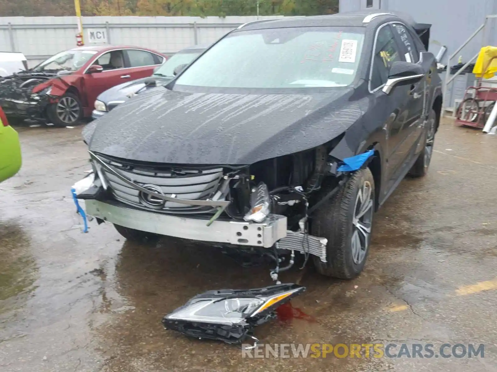 2 Photograph of a damaged car 2T2ZZMCA7KC118222 LEXUS RX 350 2019