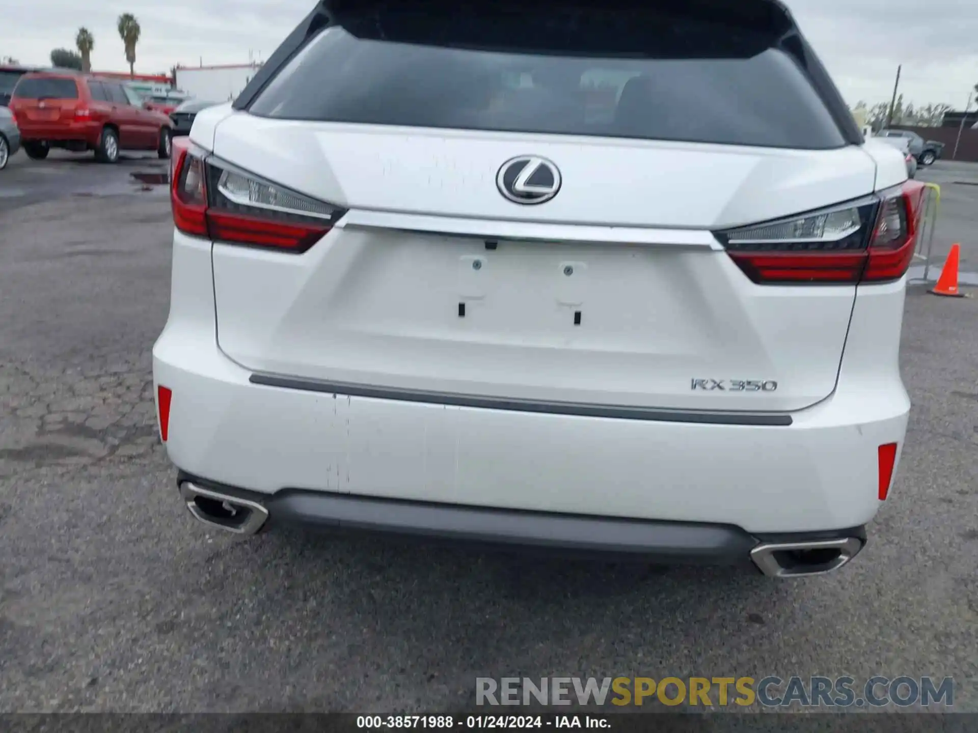 16 Photograph of a damaged car 2T2ZZMCA7KC125509 LEXUS RX 350 2019