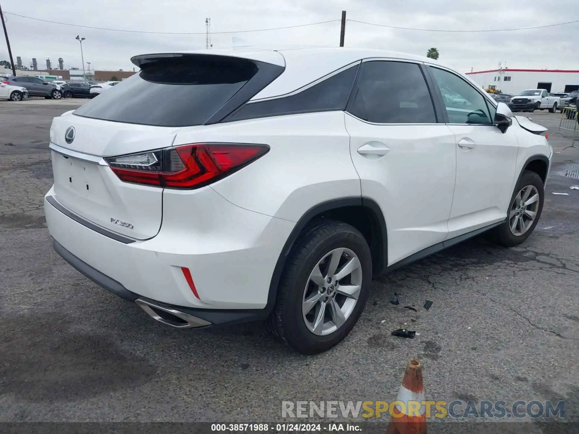 4 Photograph of a damaged car 2T2ZZMCA7KC125509 LEXUS RX 350 2019