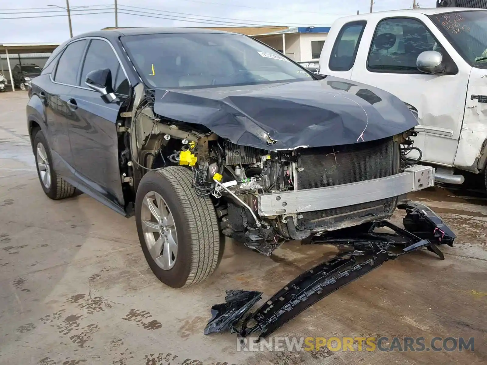 1 Photograph of a damaged car 2T2ZZMCA8KC121811 LEXUS RX 350 2019