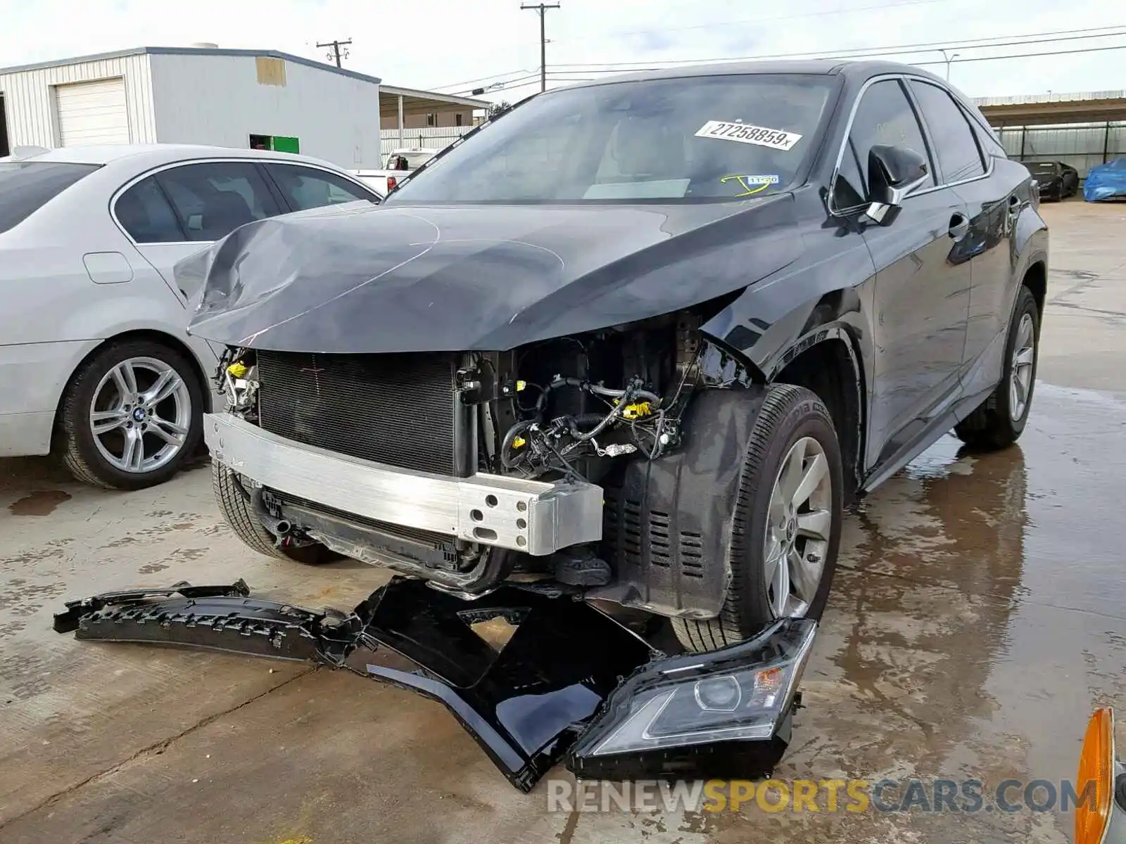 2 Photograph of a damaged car 2T2ZZMCA8KC121811 LEXUS RX 350 2019