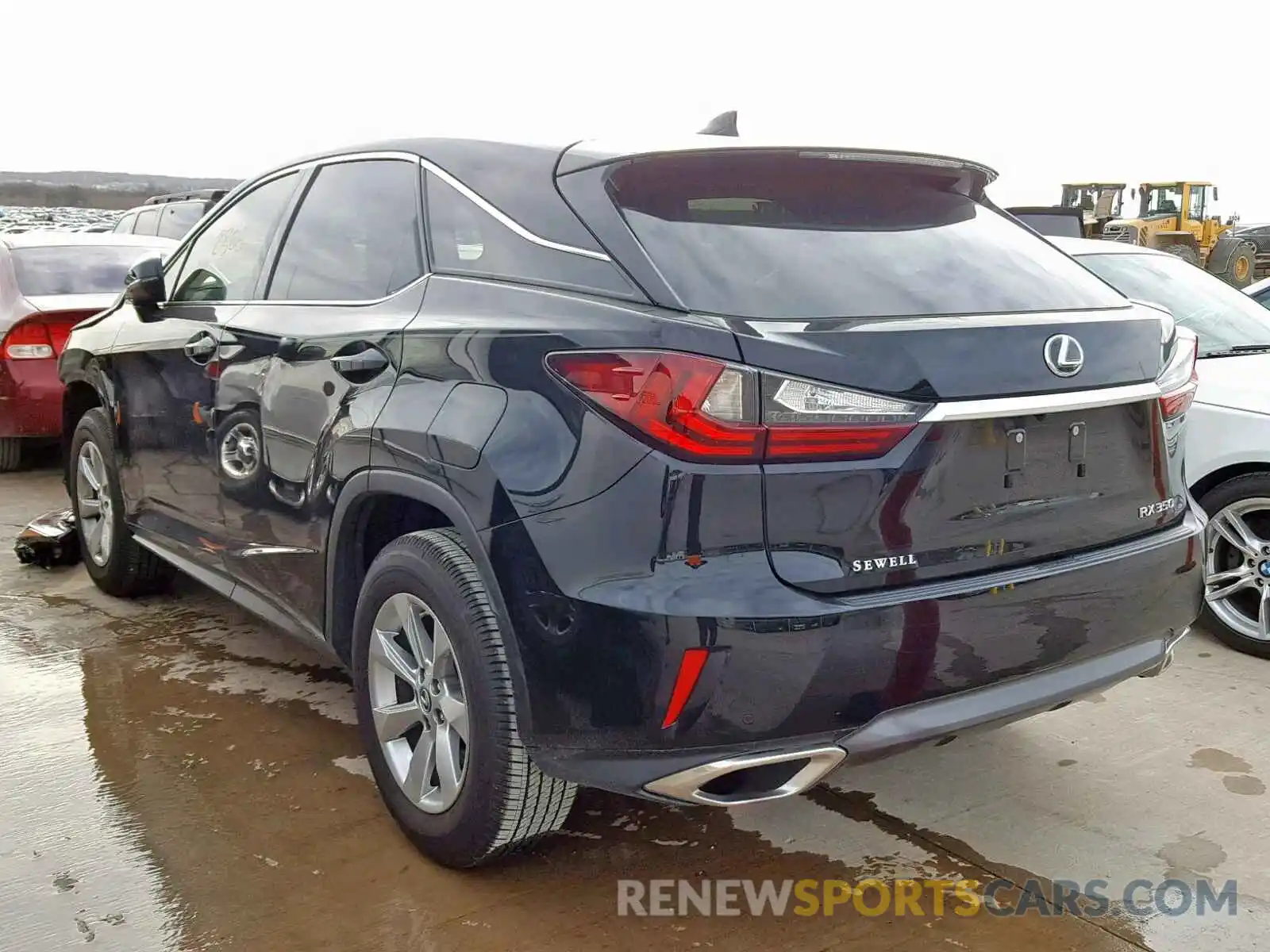 3 Photograph of a damaged car 2T2ZZMCA8KC121811 LEXUS RX 350 2019