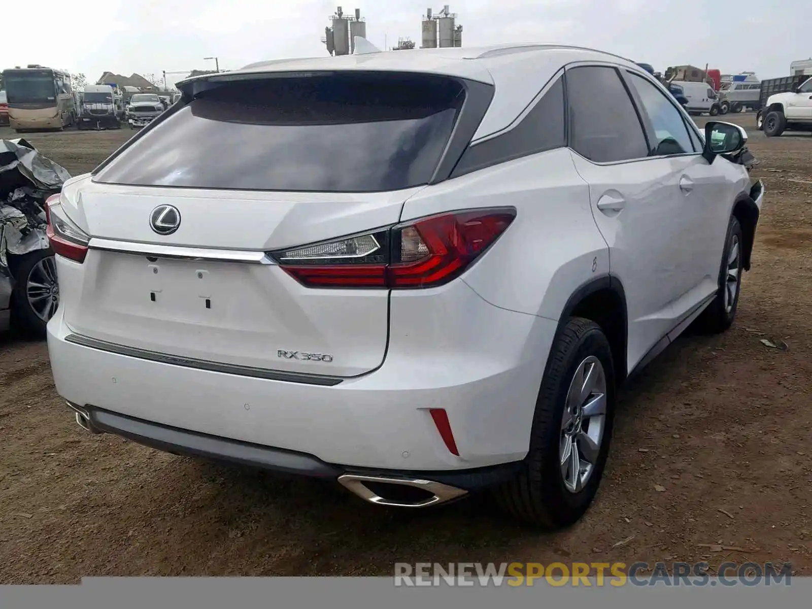 4 Фотография поврежденного автомобиля 2T2ZZMCA9KC136527 LEXUS RX 350 2019