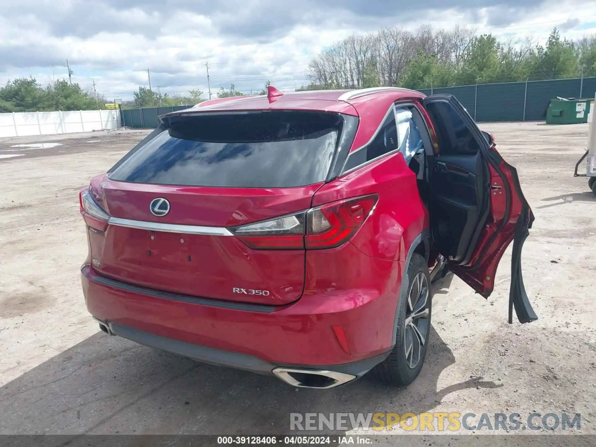 4 Photograph of a damaged car JTJBZMCA5K2039617 LEXUS RX 350 2019