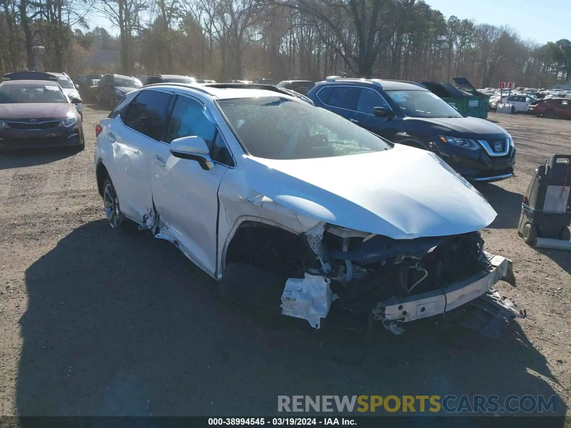 1 Photograph of a damaged car JTJBZMCA6K2041604 LEXUS RX 350 2019