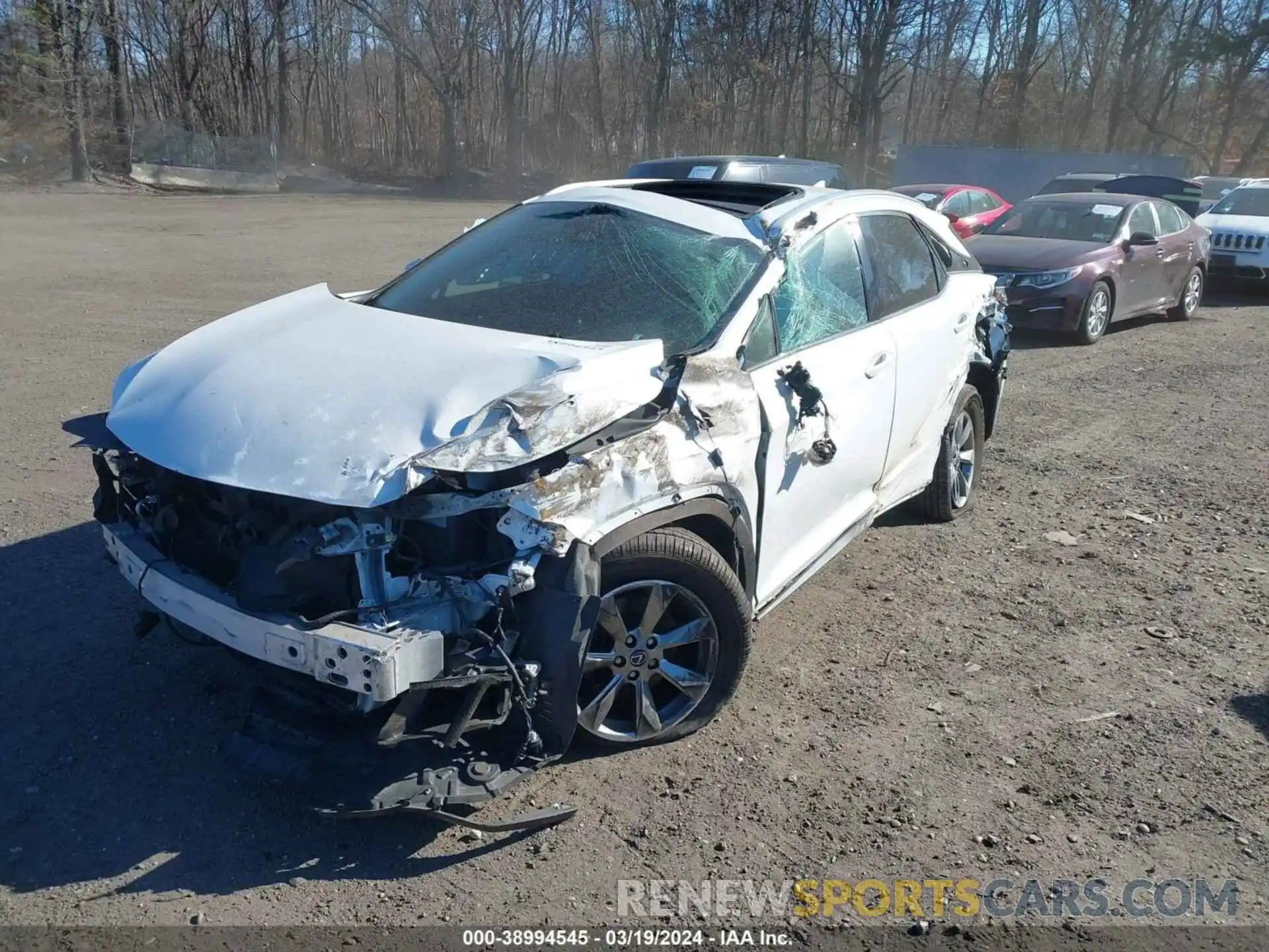 2 Photograph of a damaged car JTJBZMCA6K2041604 LEXUS RX 350 2019