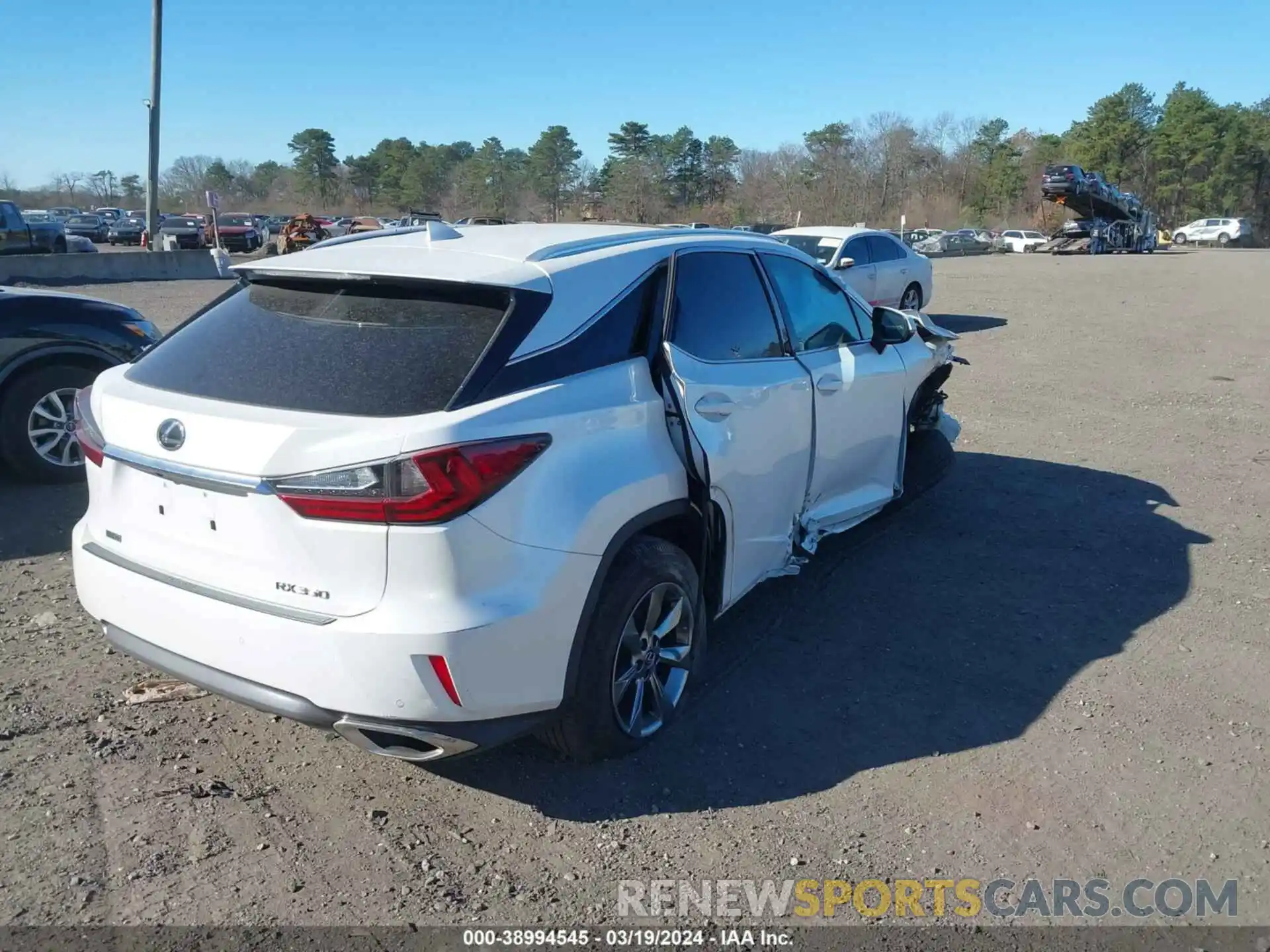 4 Photograph of a damaged car JTJBZMCA6K2041604 LEXUS RX 350 2019