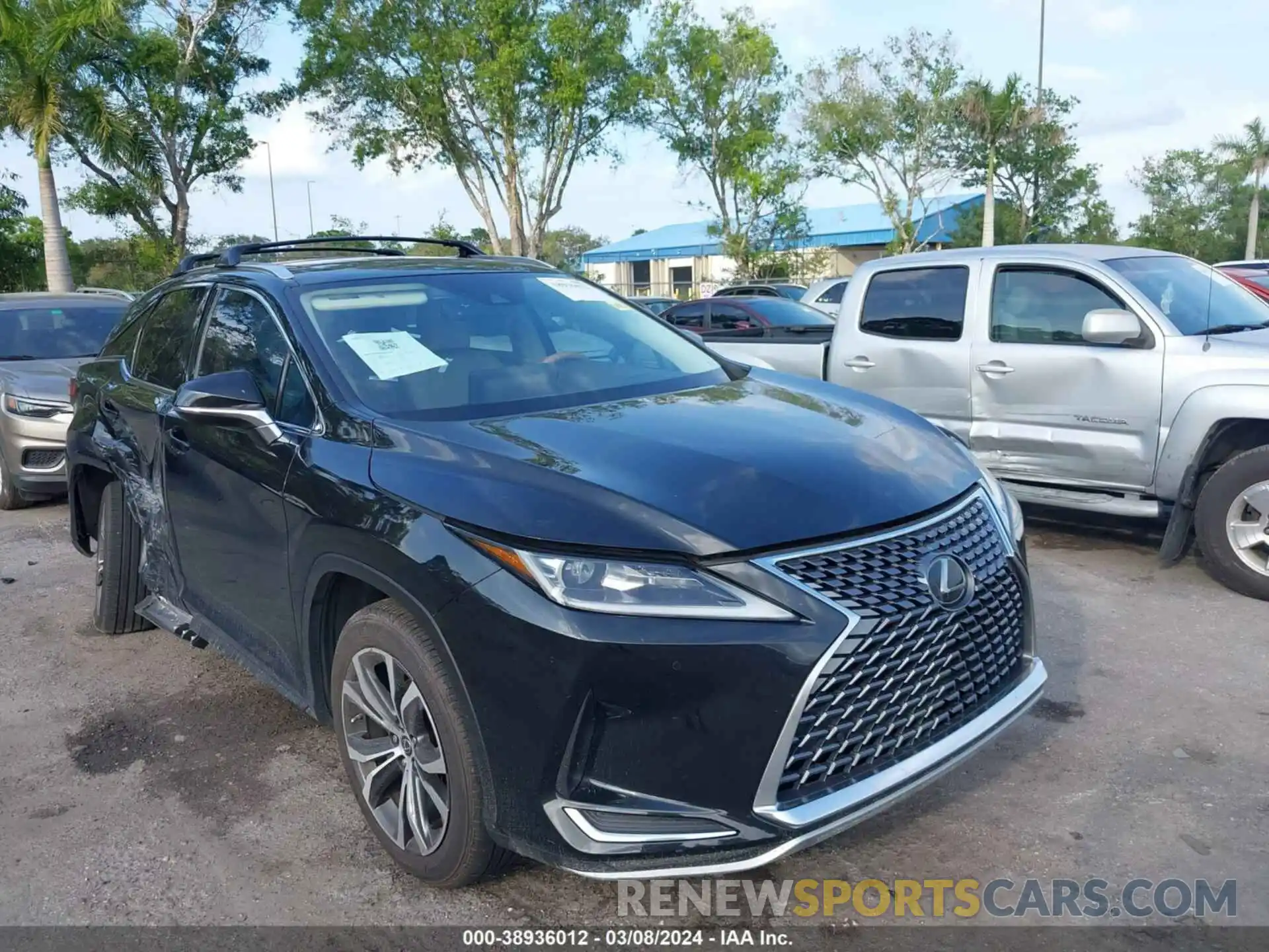 1 Photograph of a damaged car 2T2HZMAA5LC154684 LEXUS RX 350 2020