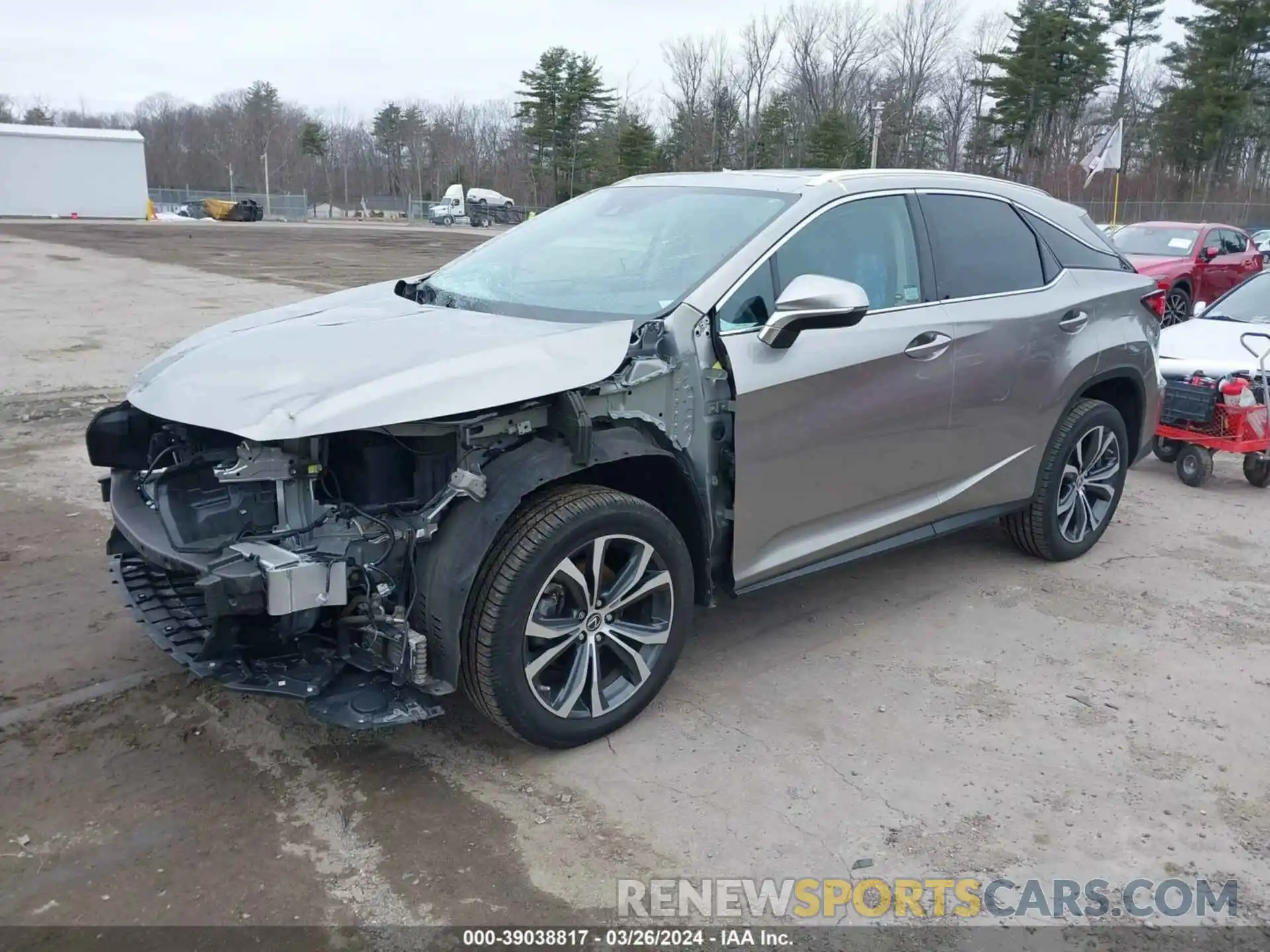 2 Photograph of a damaged car 2T2HZMDA2LC248954 LEXUS RX 350 2020