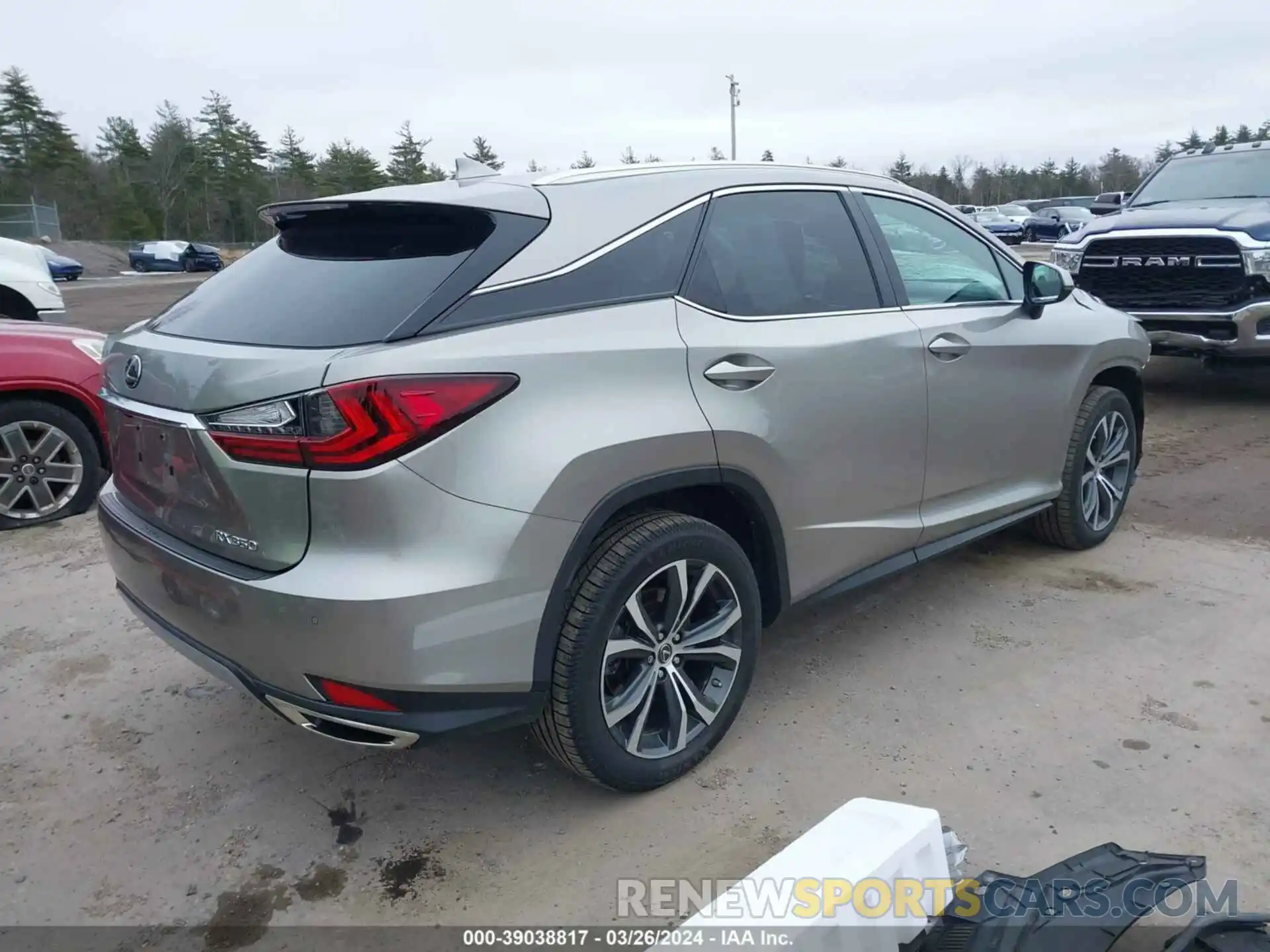 4 Фотография поврежденного автомобиля 2T2HZMDA2LC248954 LEXUS RX 350 2020