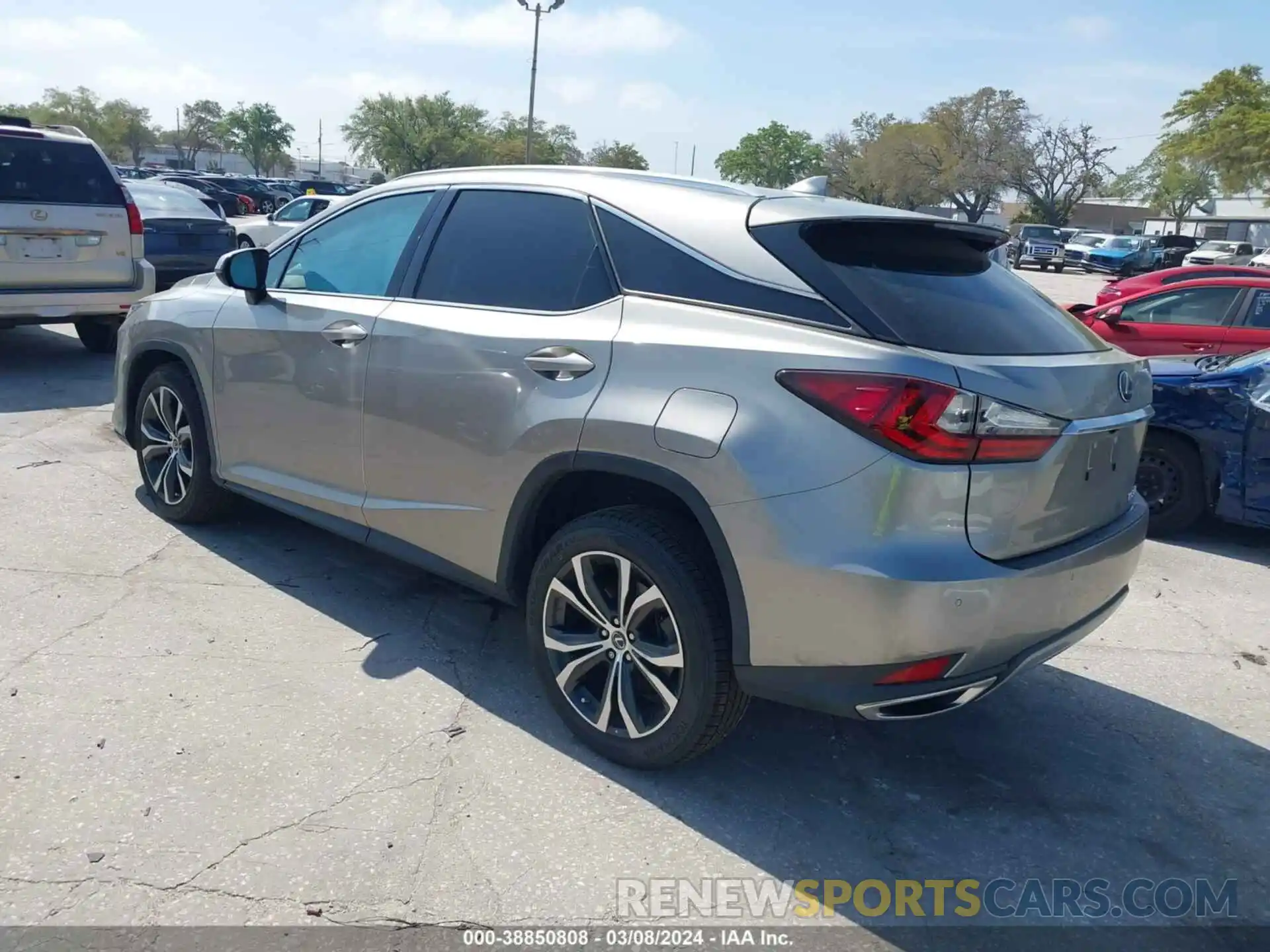 3 Photograph of a damaged car 2T2HZMDA3LC248722 LEXUS RX 350 2020