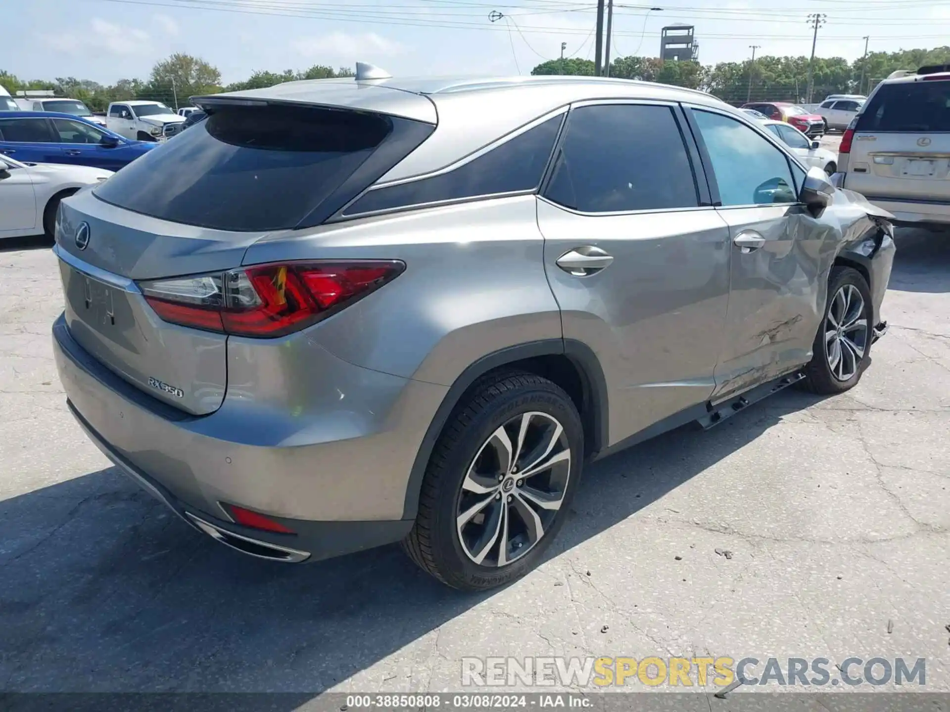 4 Photograph of a damaged car 2T2HZMDA3LC248722 LEXUS RX 350 2020