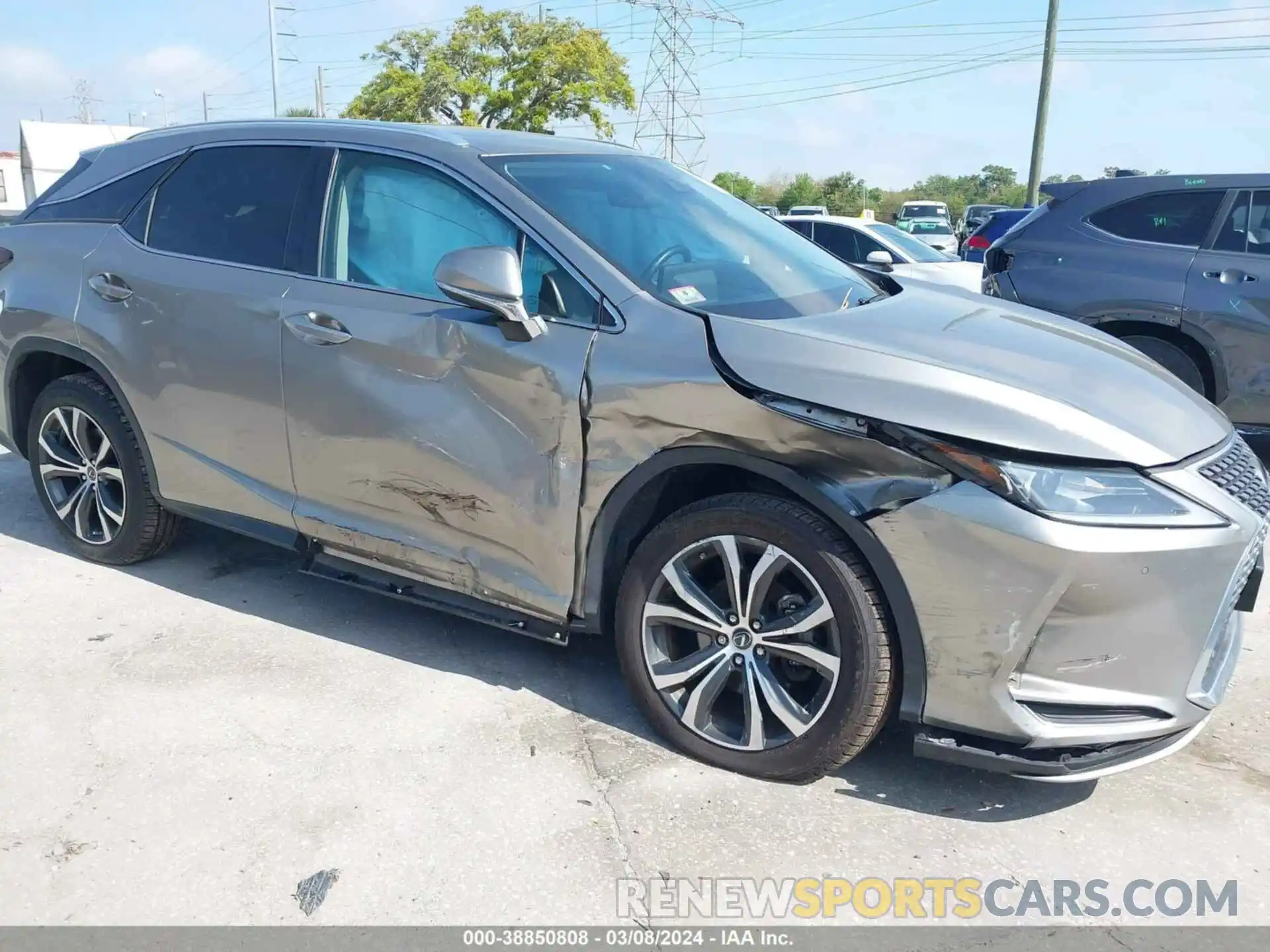 6 Photograph of a damaged car 2T2HZMDA3LC248722 LEXUS RX 350 2020