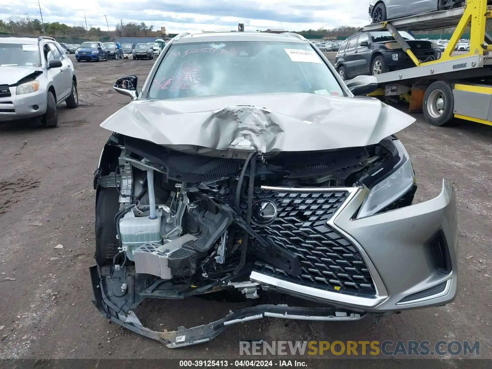 12 Photograph of a damaged car 2T2HZMDA7LC232376 LEXUS RX 350 2020