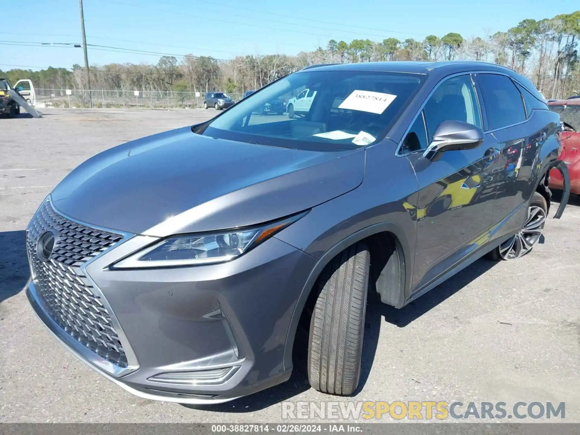 2 Photograph of a damaged car 2T2HZMAA3MC197227 LEXUS RX 350 2021