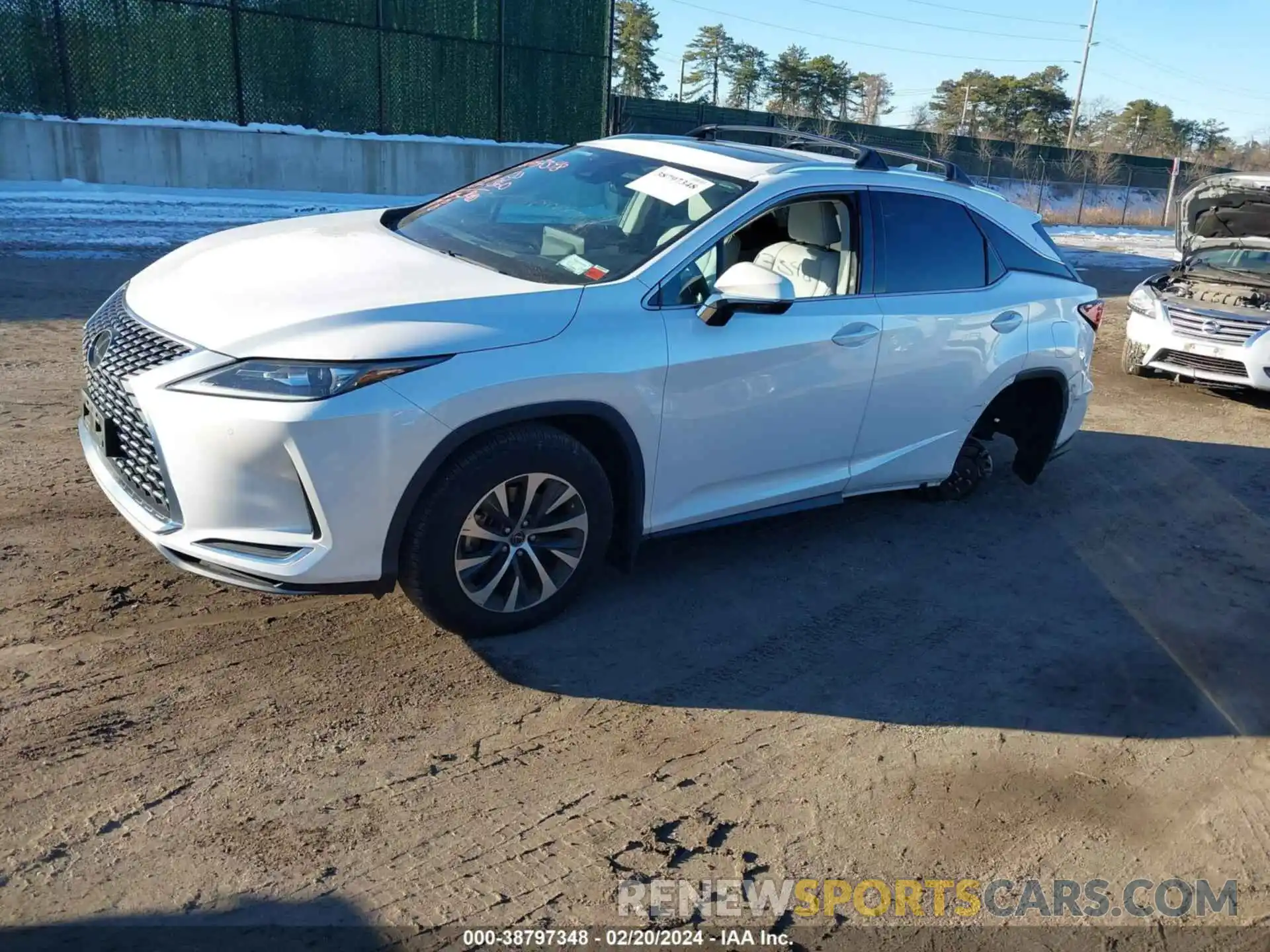 2 Photograph of a damaged car 2T2HZMDA6MC273938 LEXUS RX 350 2021