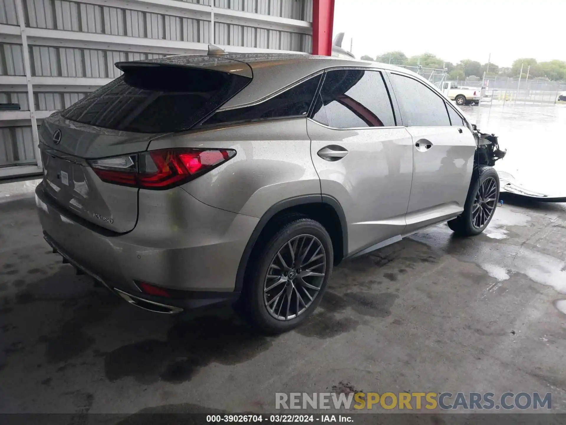 4 Фотография поврежденного автомобиля 2T2YZMDA0MC292176 LEXUS RX 350 2021